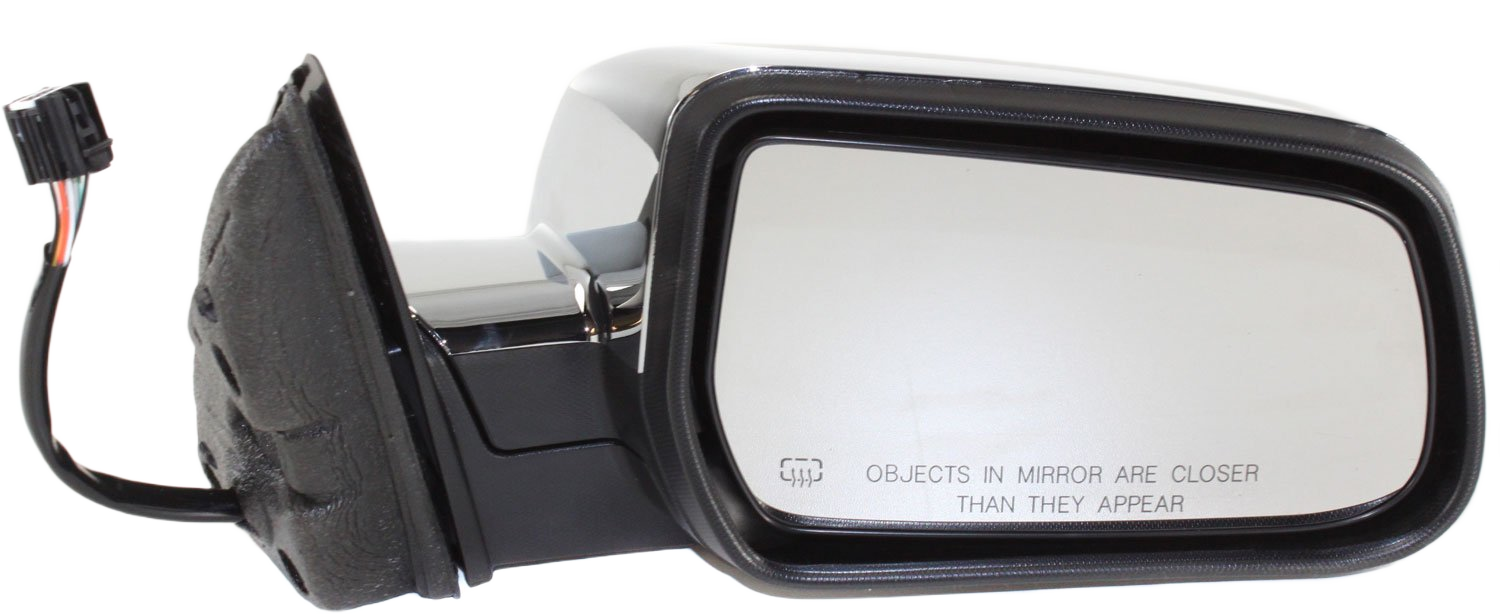 AM EQUINOX TERRAIN 10-14 MIRROR RH Power Heated Manual Folding Chrome w Memory No Blind Spot Feature Equinox 10-13 All Models 14-14 LTZ Model SKU CV112CR Partslink GM1321393 OEM 20858713