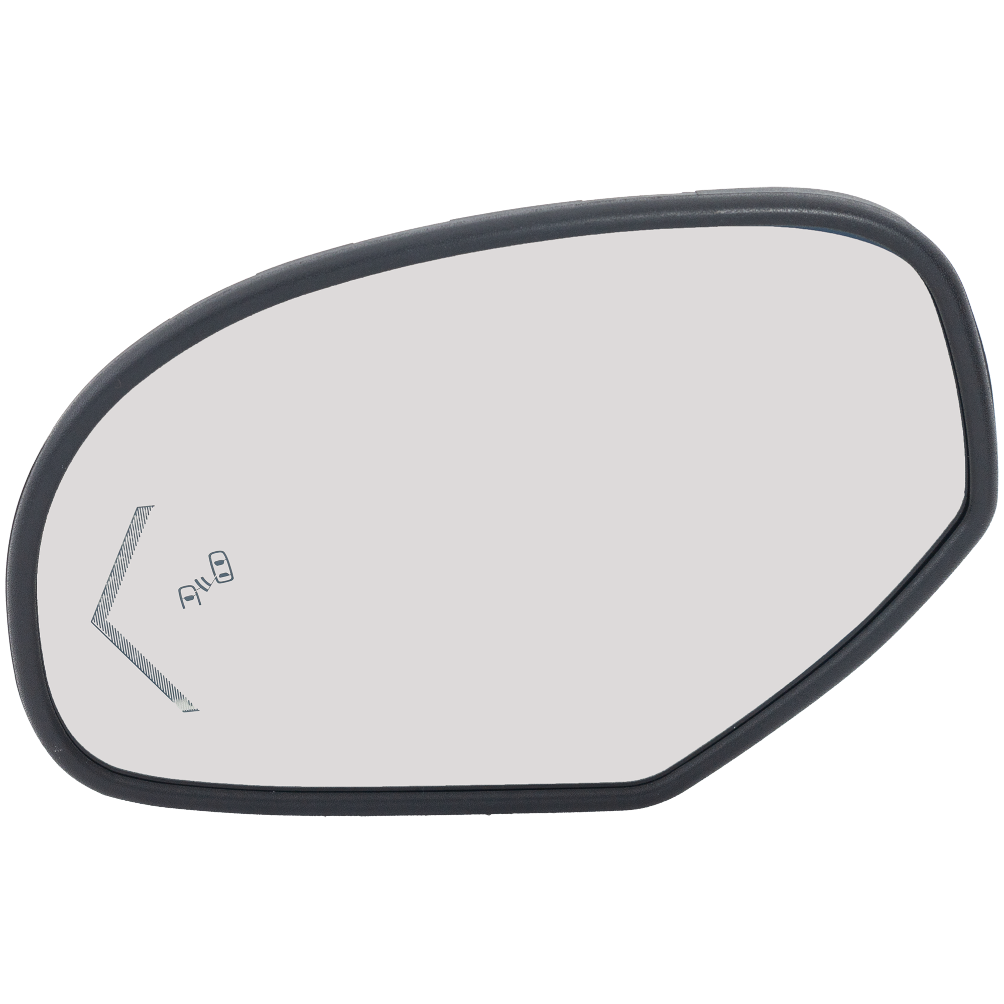 AM YUKON TAHOE 09-13 MIRROR GLASS LH Non Towing Heated w Signal Light Auto Dimming Blind Spot Detection w Backing Plate w Arrow Signal Denali Hybrid Models SKU CV113GL S OEM 20778440