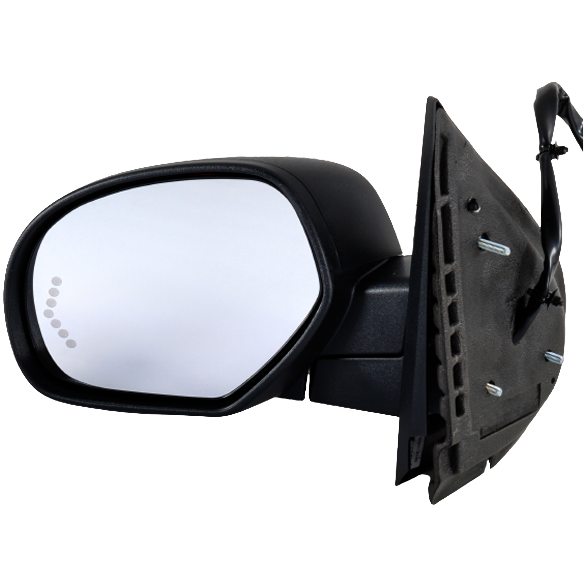 AM SILVERADO 07-13 SUBURBAN 07-14 MIRROR LH Non Towing Power Power Folding Heated Paintable Textured 2 Caps w Memory Puddle Light and Signal Light SKU CV123EL S Partslink GM1320377 OEM 25831236
