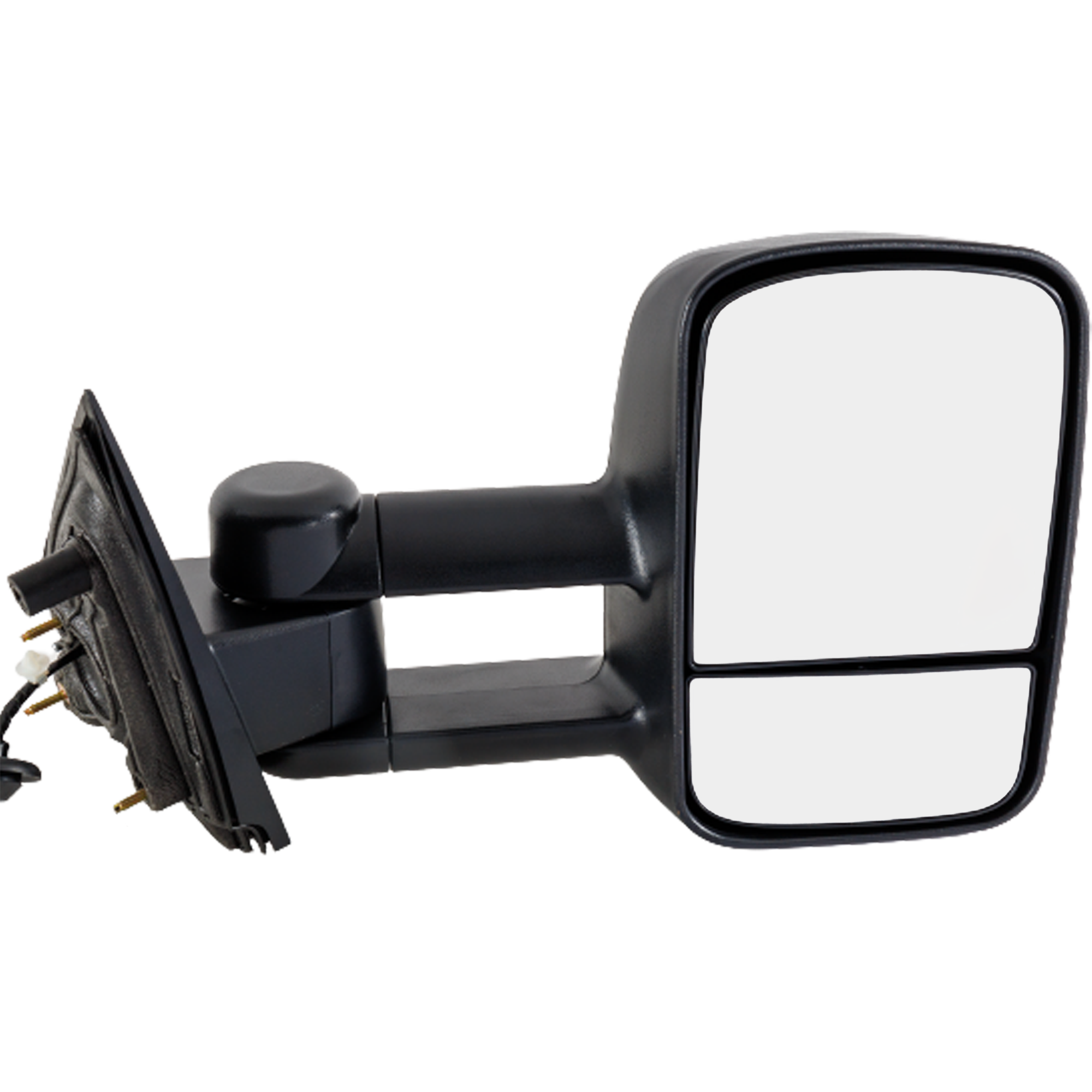 AM SILVERADO SIERRA 1500-14-14 SIERRA 2500 HD 3500 HD 15-19 TOWING MIRROR RH Power Manual Folding Heated Textured Trailer Type No Signal Light SKU CV126ER Partslink GM1321485 OEM 22820398 PFM