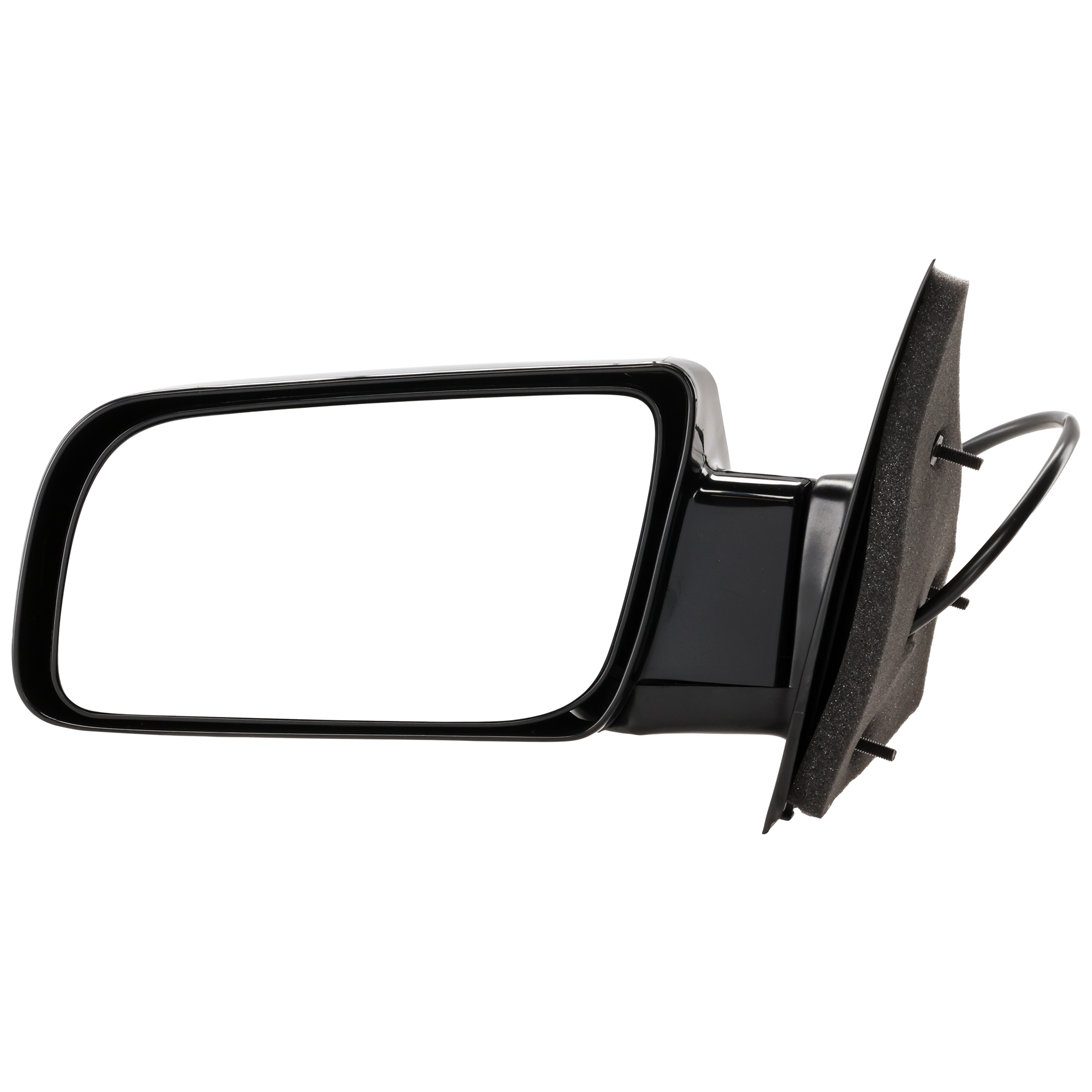 AM ASTRO 00-05 MIRROR LH Power Manual Folding Non Heated Paintable Below Eyeline SKU CV12EL Partslink GM1320232 OEM 15757375