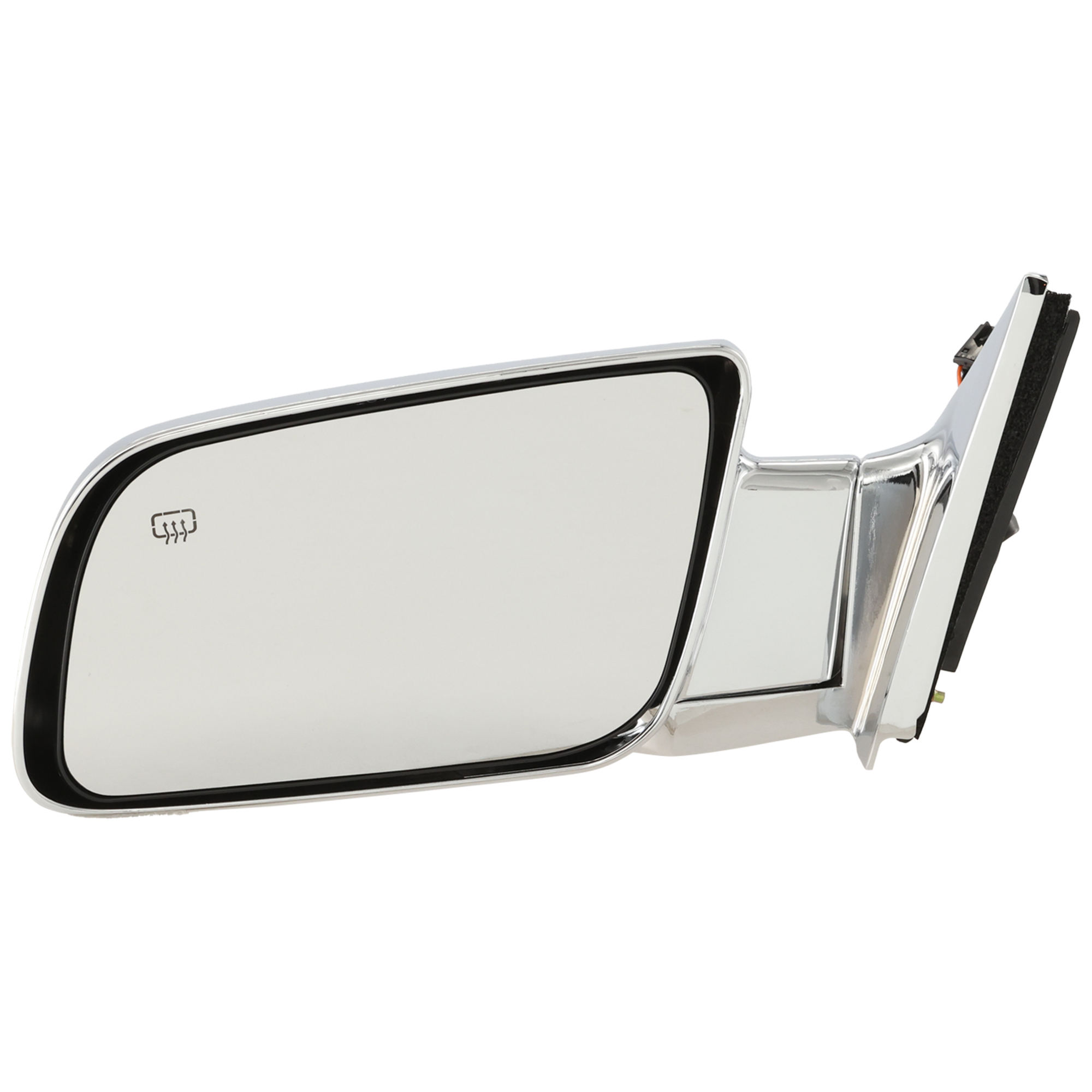 AM C K FULL SIZE P U 88-02 MIRROR LH Non Towing Power Manual Folding Heated Chrome Standard Type SKU CV130CL OEM 15764747 PFM