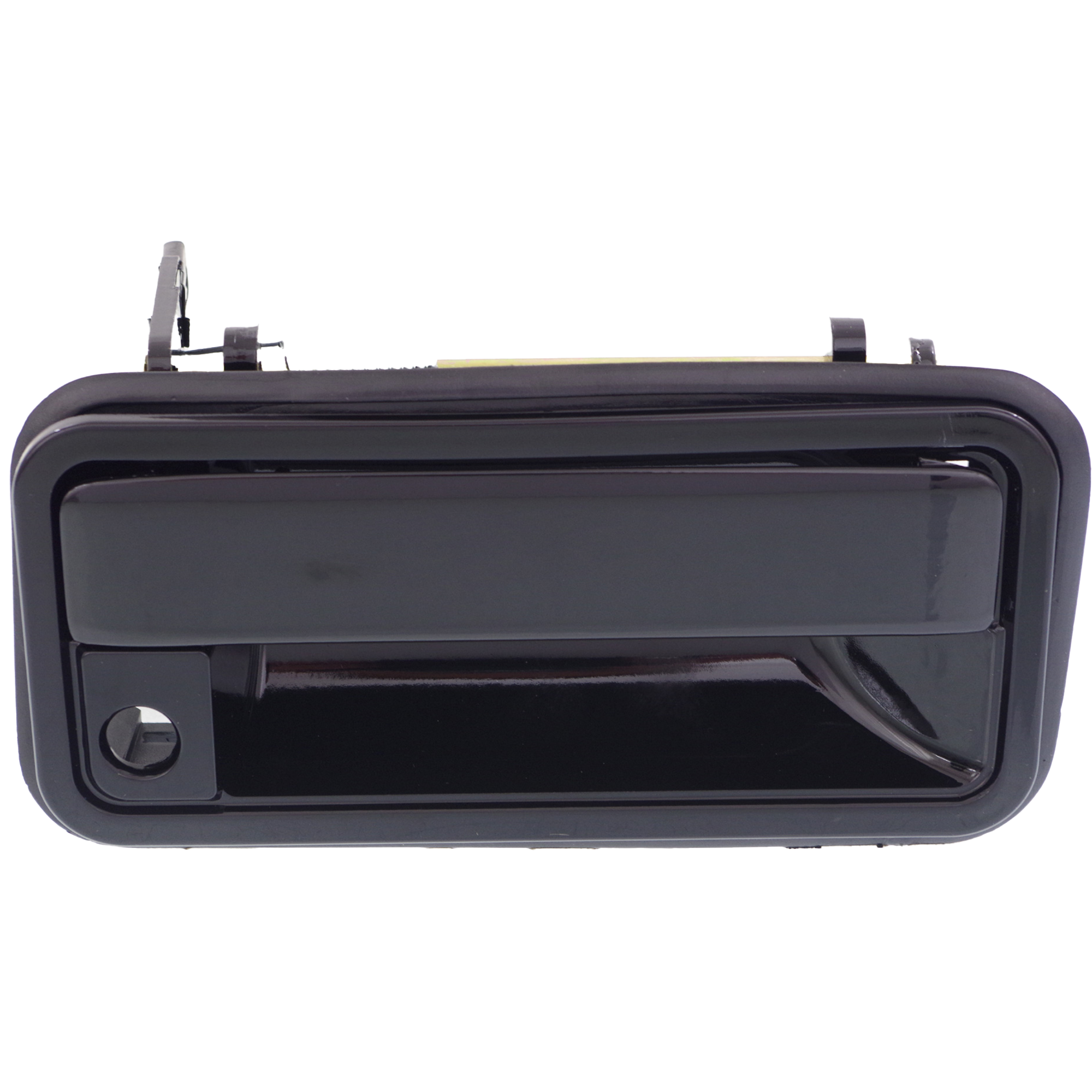 AM C K FULL SIZE P U 88-00 EXTERIOR FRONT DOOR HANDLE RH Metal Smooth Black w Key Hole SKU CV13120 Partslink GM1311172 OEM 15050640