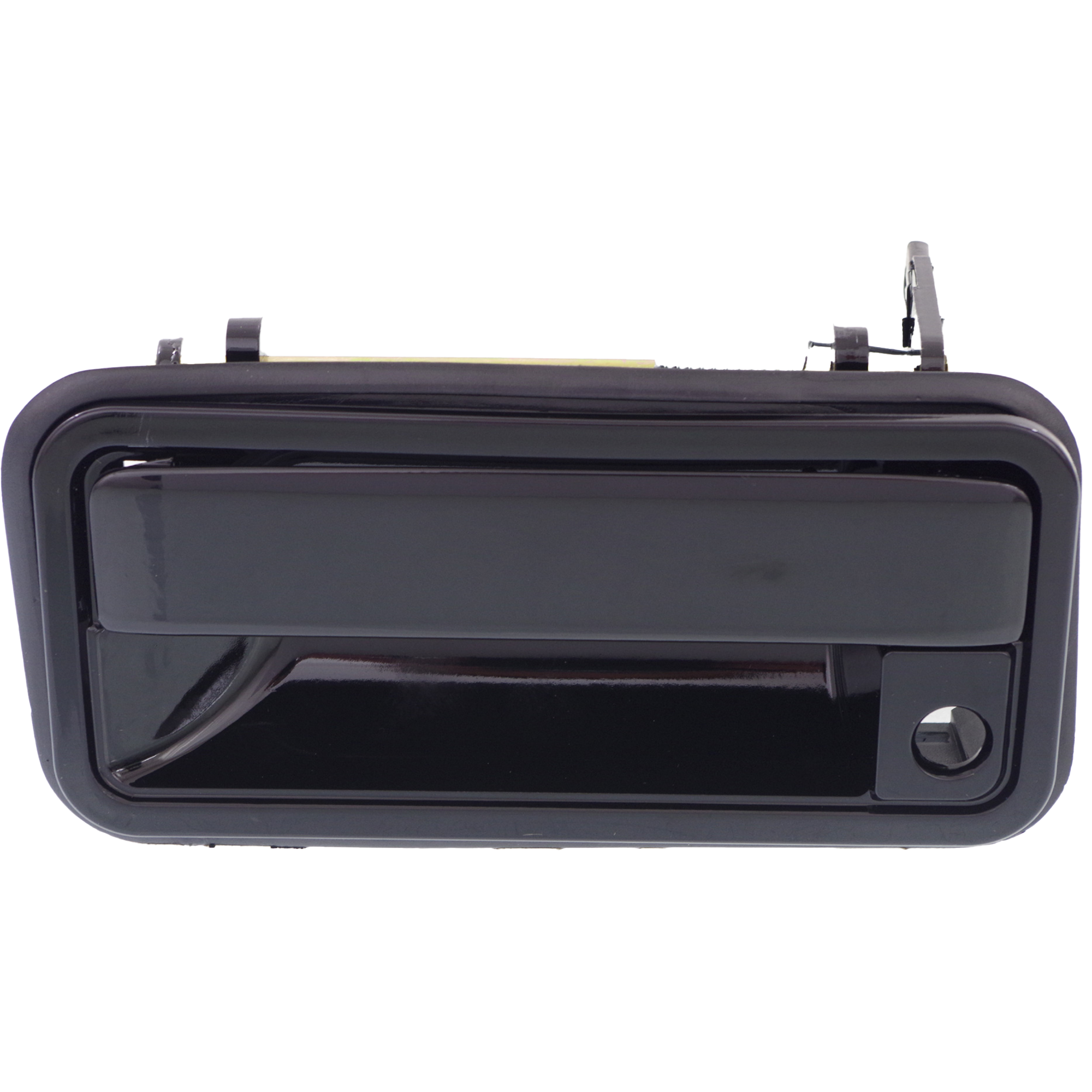 AM C K FULL SIZE P U 88-00 EXTERIOR FRONT DOOR HANDLE LH Metal Smooth Black w Key Hole SKU CV13121 Partslink GM1310172 OEM 15050639