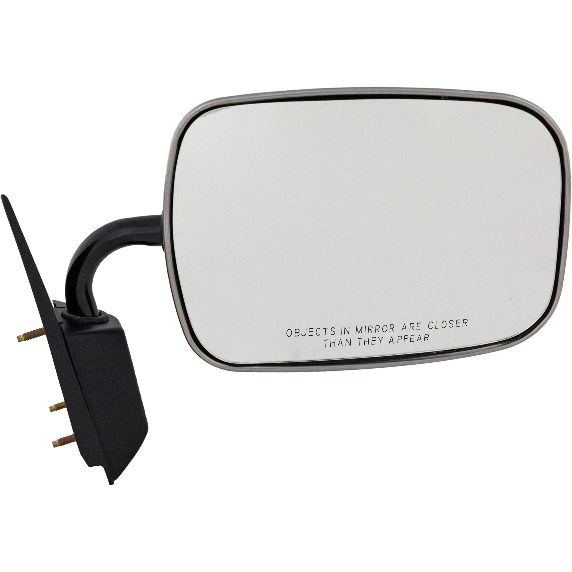 AM C K FULL SIZE P U 88-02 MIRROR RH Non Towing Manual Adjust Manual Folding Non Heated Polished Below Eyeline Type Steel SKU CV131R OEM 15697332