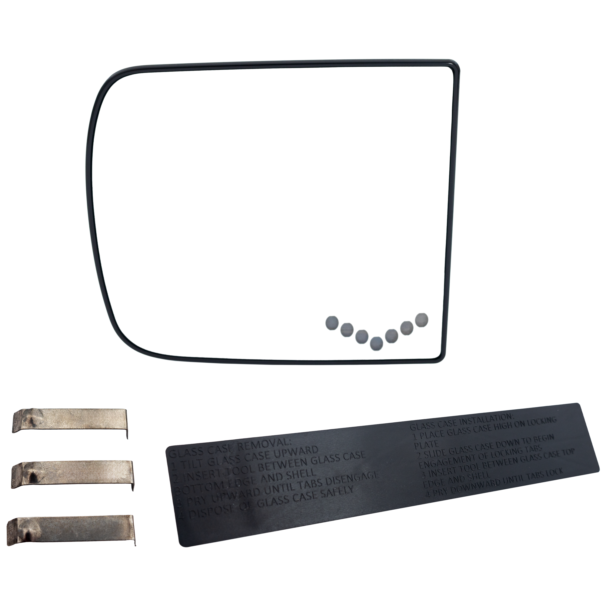 AM SILVERADO SIERRA 07-19 TOWING MIRROR GLASS LH Upper Heated w Signal Light and Backing Plate No Blind Spot Detection Fits Mirrors w o Spot Light Silverado Sierra 2500-3500-15-19-1st Design SKU CV153GL Partslink GM1324143 OEM 15933017