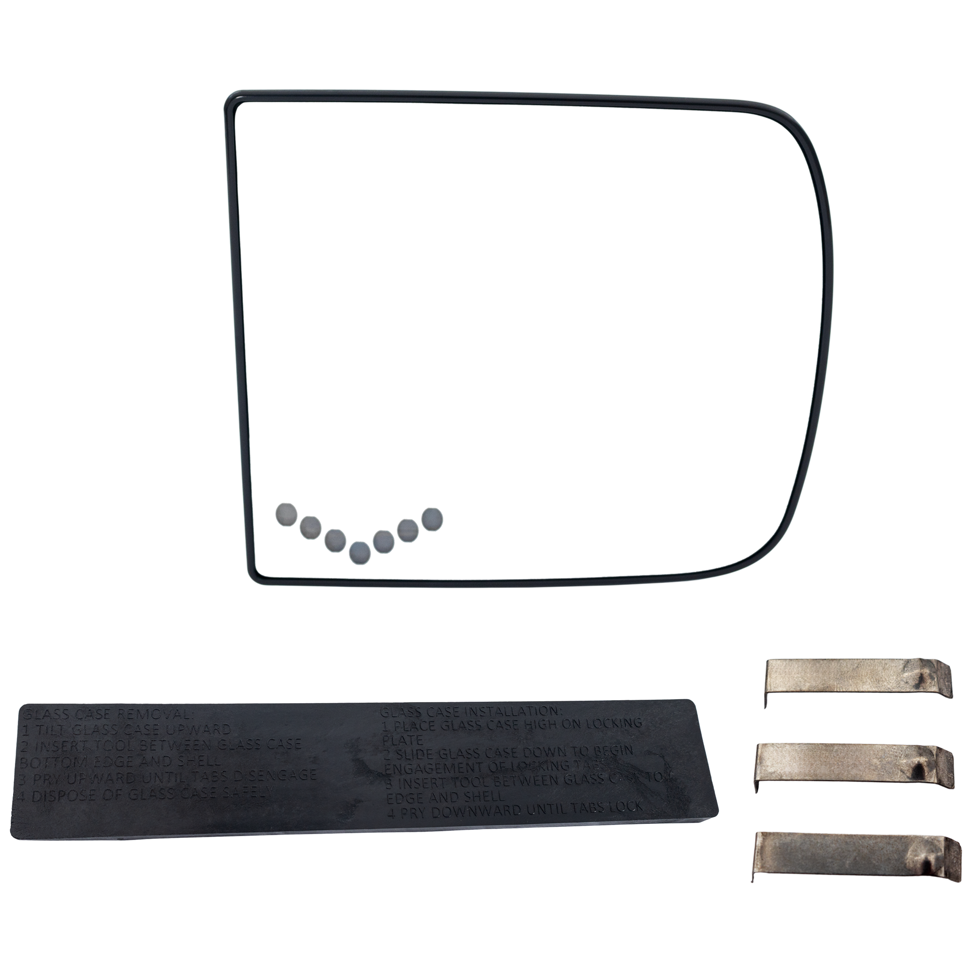AM SILVERADO SIERRA 07-19 TOWING MIRROR GLASS RH Upper Heated w Signal Light and Backing Plate No Blind Spot Detection Fits Mirrors w o Spot Light Silverado Sierra 2500-3500-15-19-1st Design SKU CV153GR Partslink GM1325143 OEM 15933018