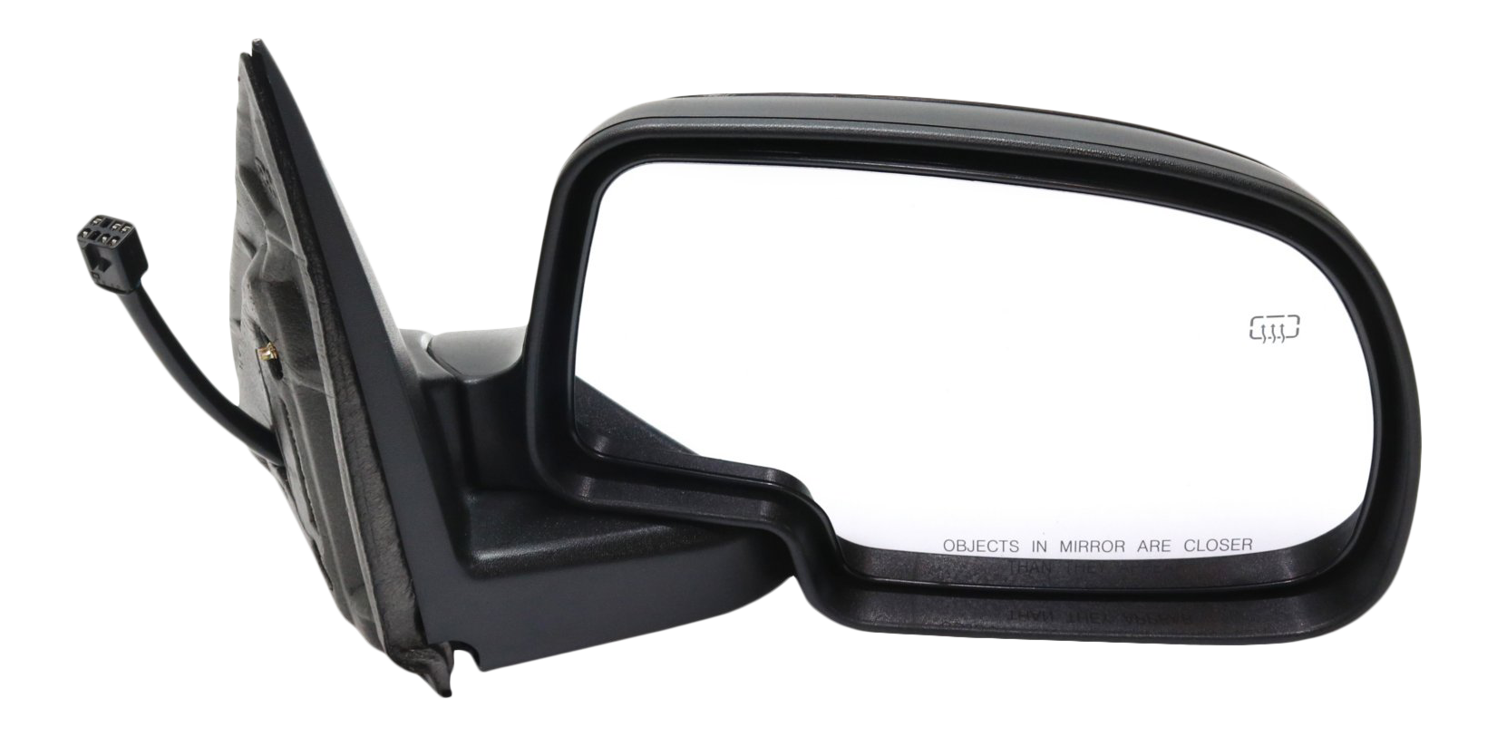 AM SILVERADO SIERRA 00-02 MIRROR RH Non Towing Power Manual Folding Heated Paintable w Puddle Light No Memory and Signal Light SKU CV23ER Partslink GM1321252 OEM 88986366