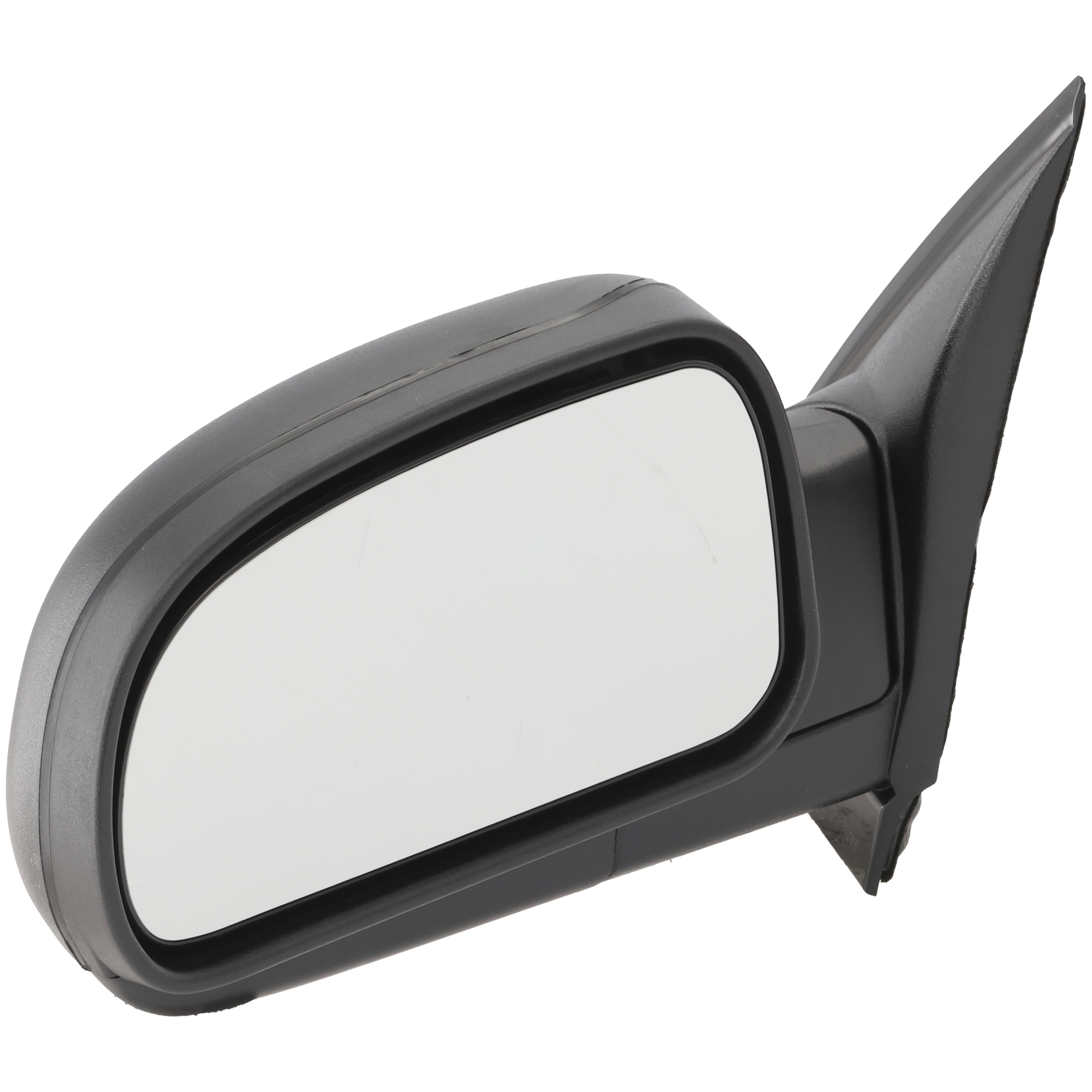 AM TRAILBLAZER 02-09 MIRROR LH Manual Adjust Manual Folding Non Heated Textured SKU CV26L Partslink GM1320264 OEM 15789780