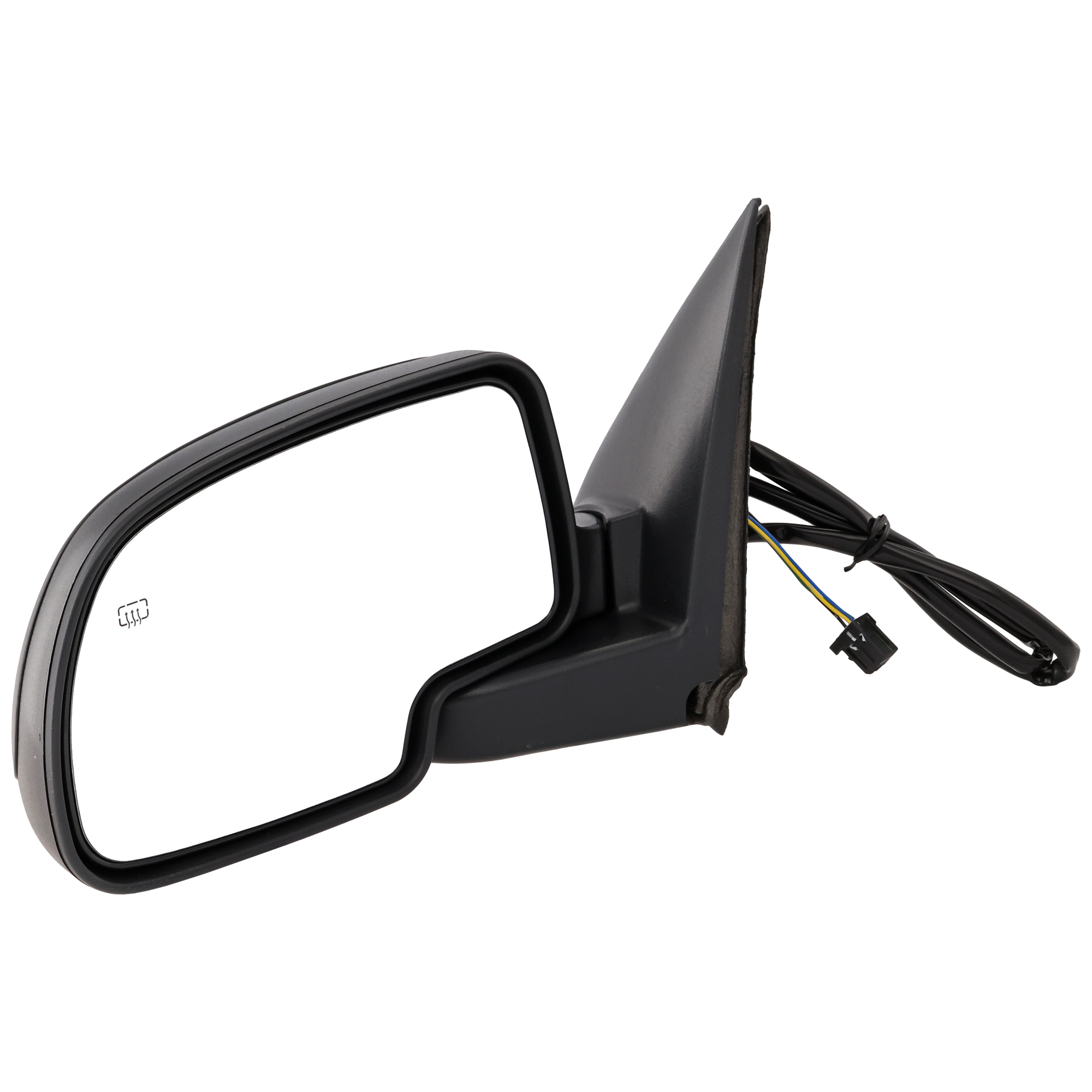 AM SILVERADO SIERRA 03-07 MIRROR LH Non Towing Power Manual Folding Heated Textured No Memory Puddle Light and Signal Light Includes 2007 Classic SKU CV28EL Partslink GM1320293 OEM 15226944