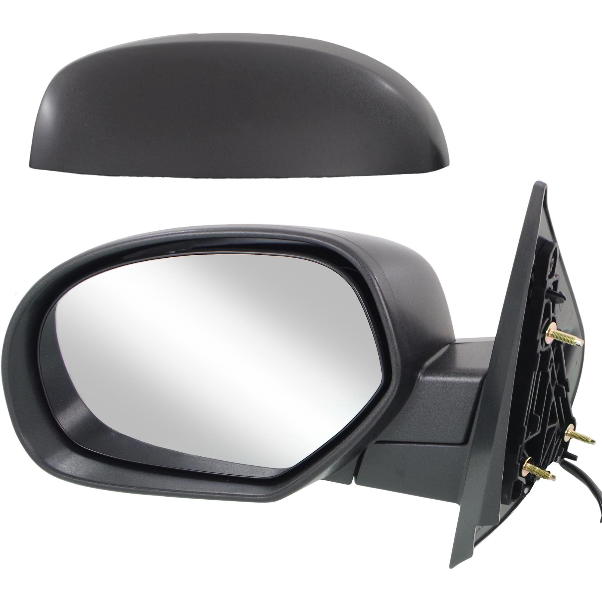 AM SILVERADO 07-13 SUBURBAN 07-14 MIRROR LH Non Towing Power Manual Folding Heated Paintable Textured 2 Caps No Memory Puddle Light and Signal Light SKU CV39EL OEM 20843177 PFM 20843116 PFM