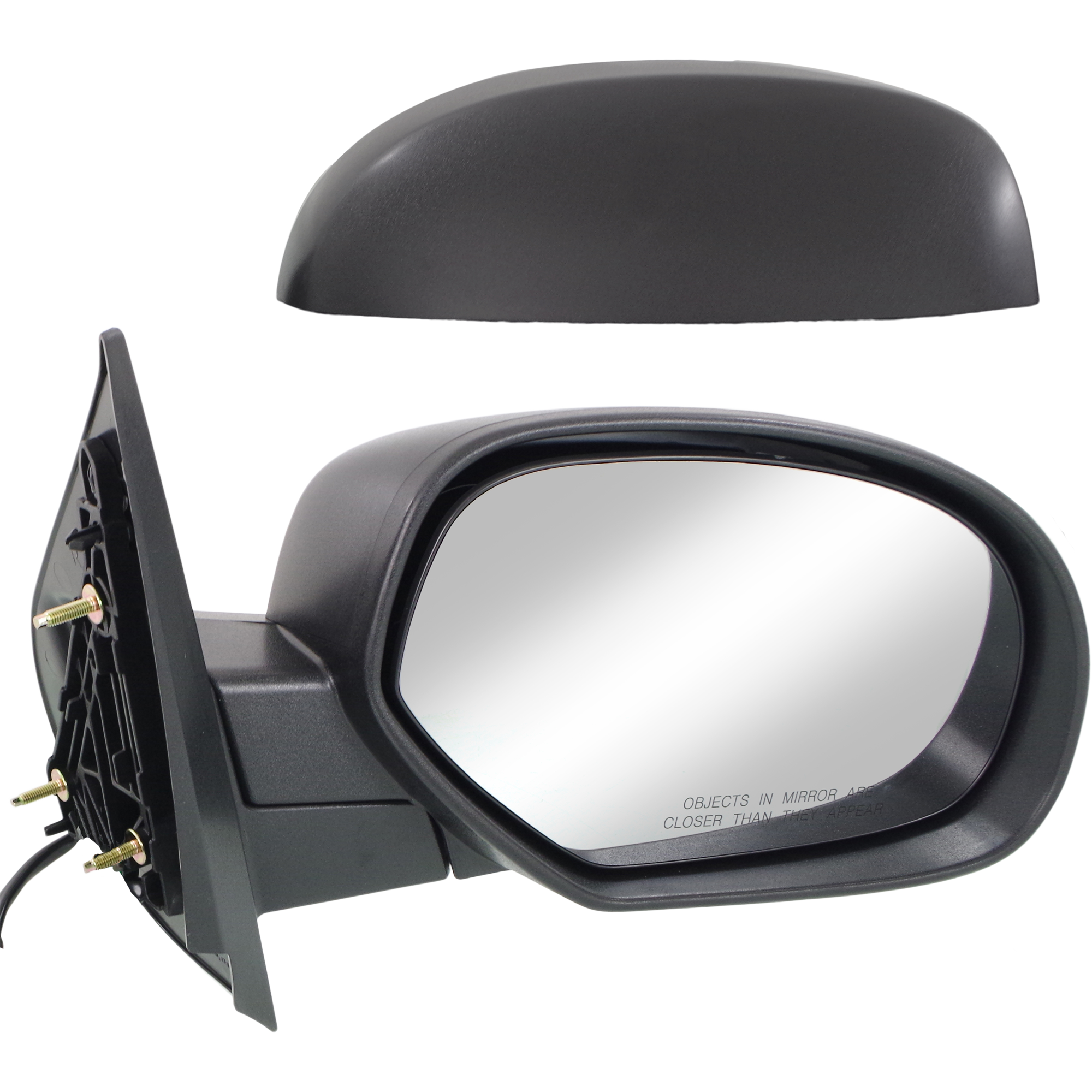AM SILVERADO 07-13 SUBURBAN 07-14 MIRROR RH Non Towing Power Manual Folding Heated Paintable Textured 2 Caps No Memory Puddle Light and Signal Light SKU CV39ER OEM 20809968 PFM 20809948 PFM
