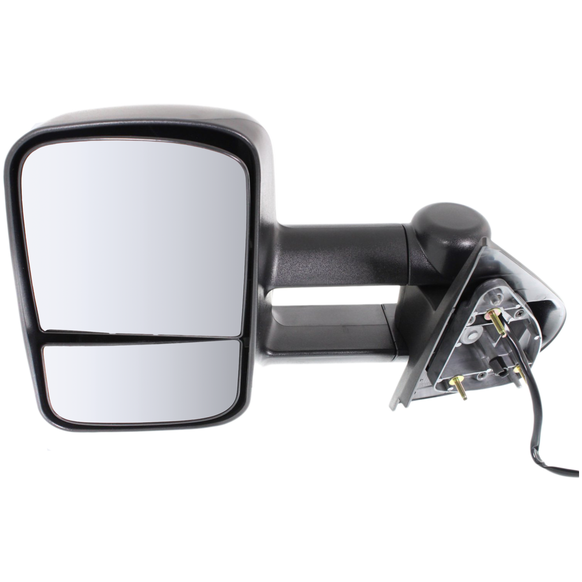 AM SILVERADO 07-14 SUBURBAN 07-14 TOWING MIRROR LH Power Manual Folding Heated Textured No Signal Light Memory and Puddle Light SKU CV41EL Partslink GM1320407 OEM 20862098 PFM