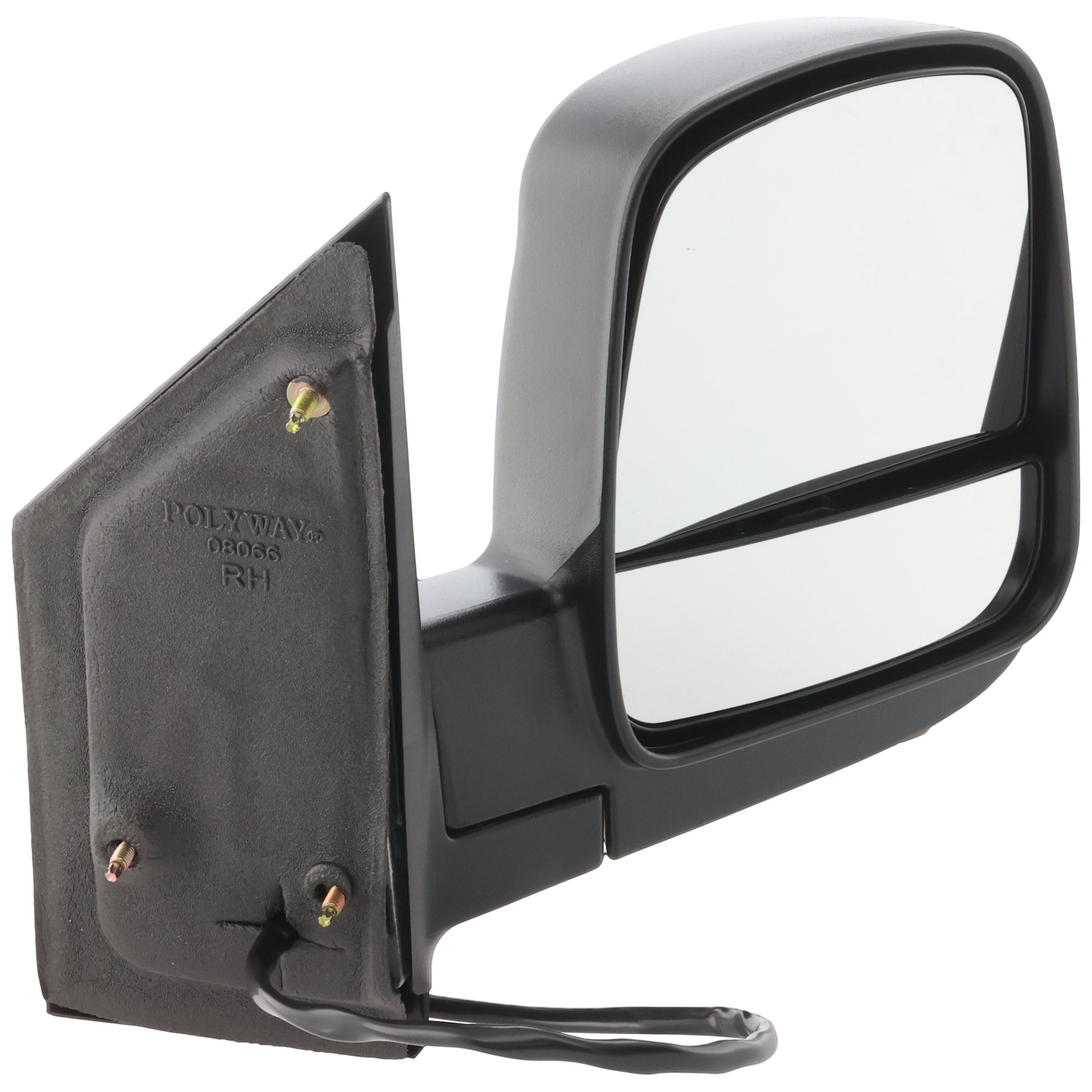 AM EXPRESS SAVANA VAN 08-23 MIRROR RH Non Towing Power Manual Folding Heated Textured Standard Type No Signal Light SKU CV86ER Partslink GM1321396 OEM 15227437