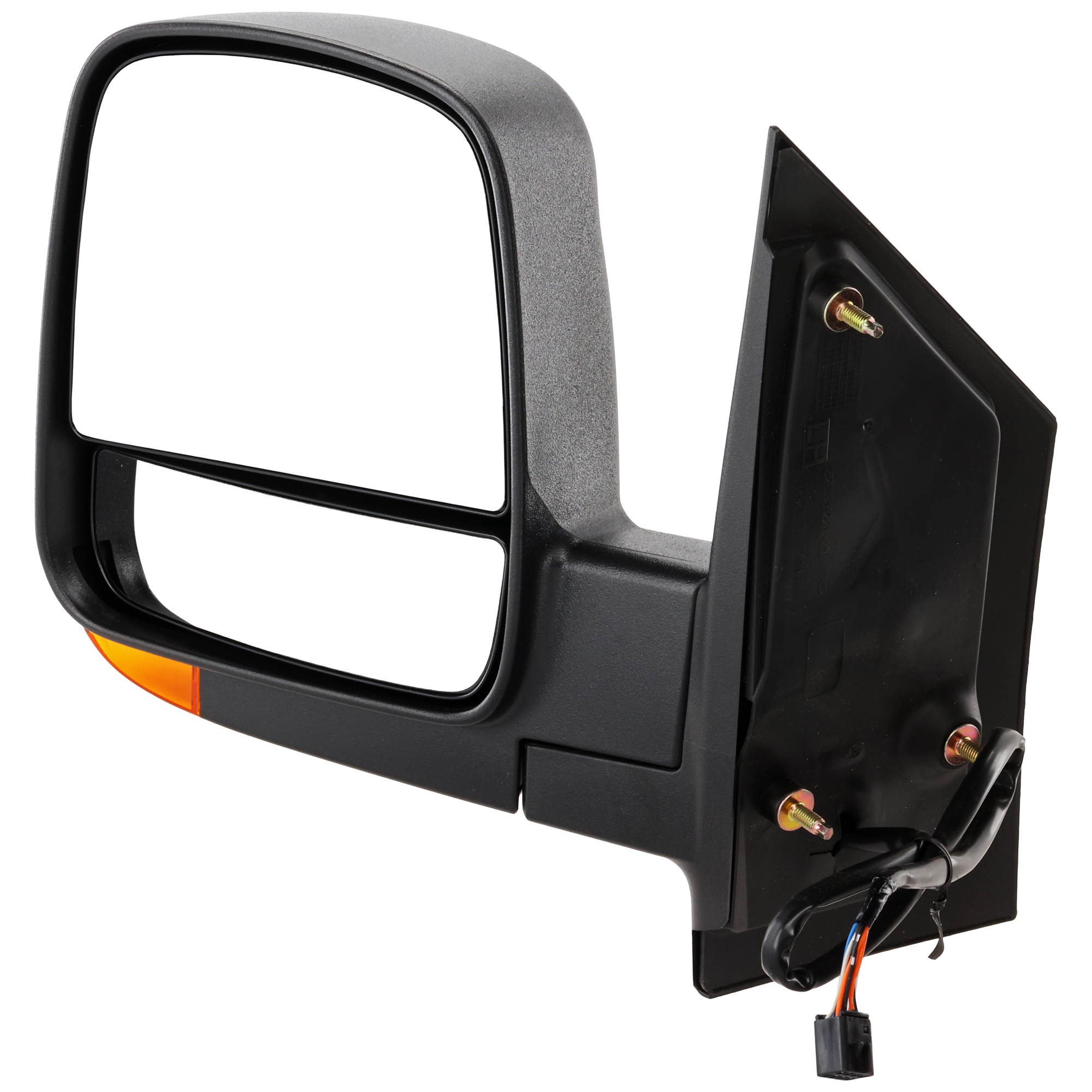 AM EXPRESS SAVANA VAN 08-23 MIRROR LH Non Towing Power Manual Folding Heated Textured Standard Type w Signal Light SKU CV87EL S Partslink GM1320397 OEM 15227416