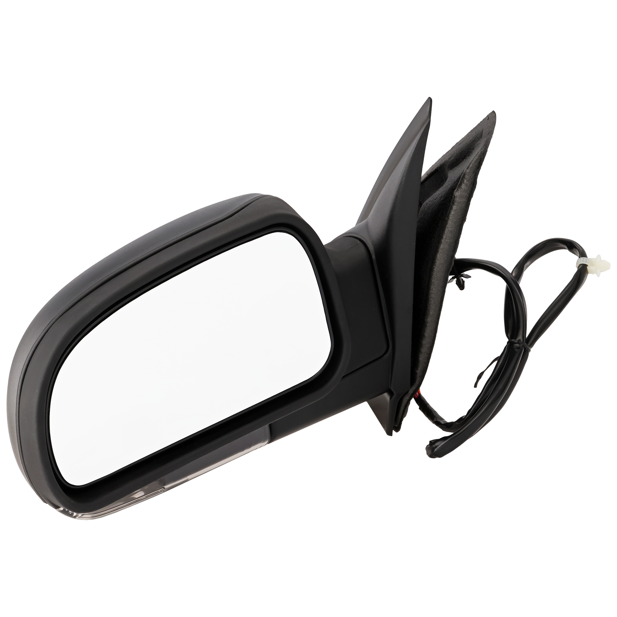 AM TRAILBLAZER 02-09 MIRROR LH Power Power Folding Heated Textured w Signal Light SKU CV88EL S Partslink GM1320394 OEM 15810917