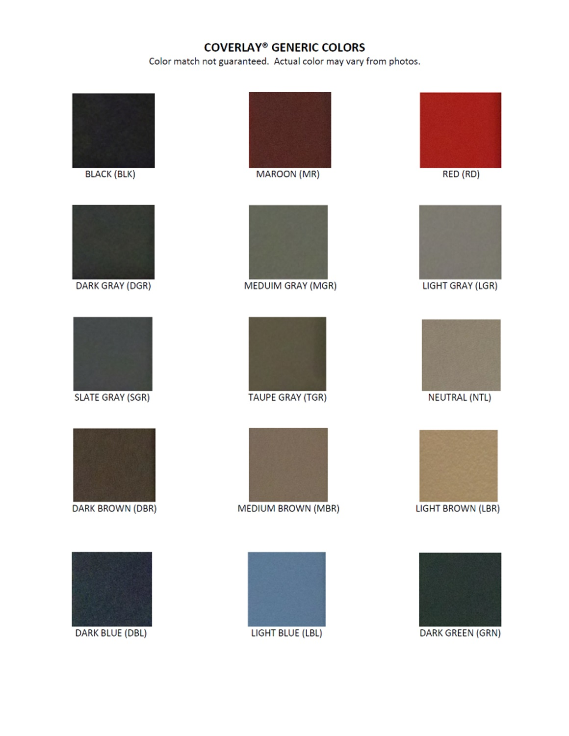 AM Dash Cover SKU CVL18603MR