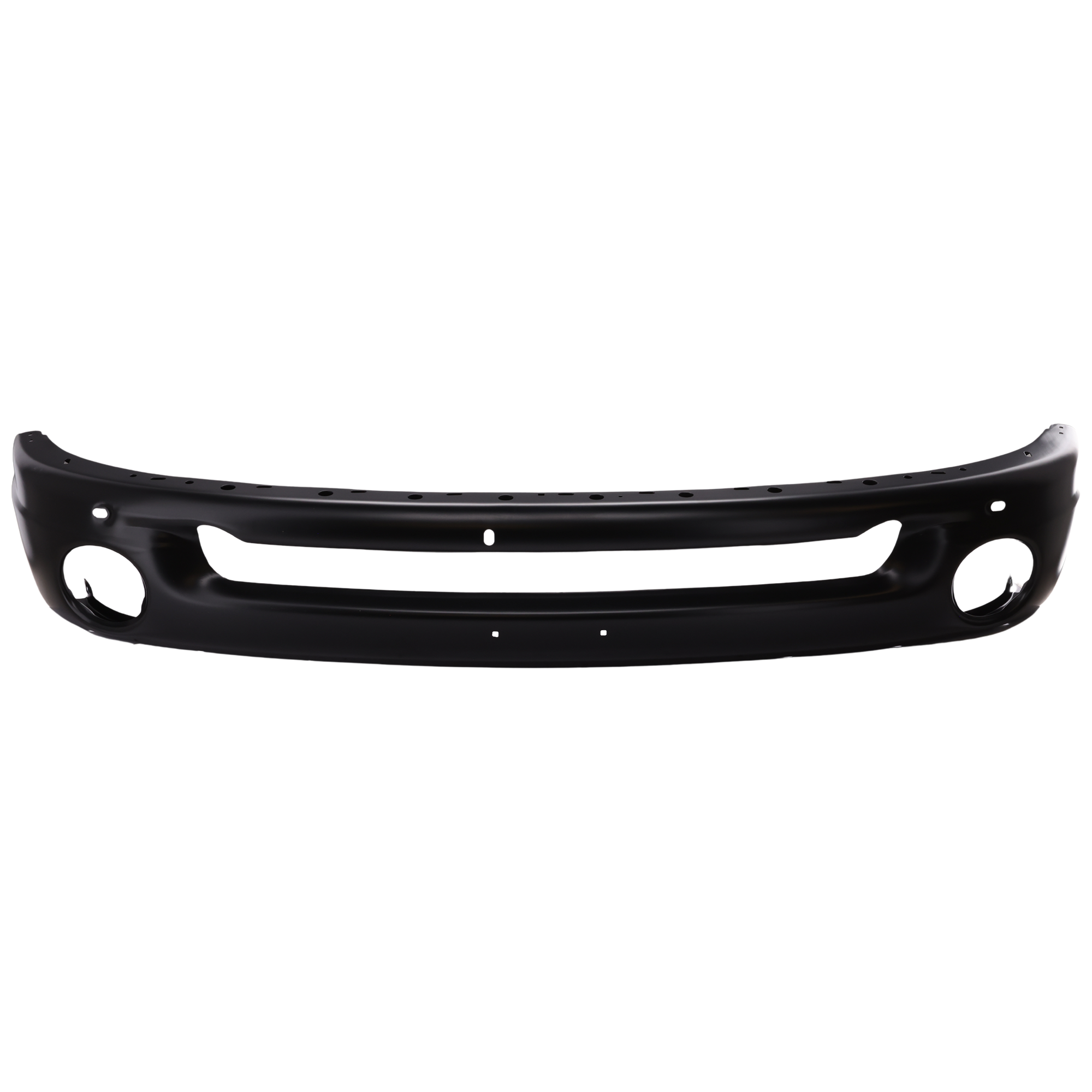 AM RAM 1500-02-05 FRONT BUMPER Face Bar Painted Black Steel Fits 2 pc Type Bumper 03-09 RAM 3500 SKU D010101 Partslink CH1002377 OEM 1AR811SPAA