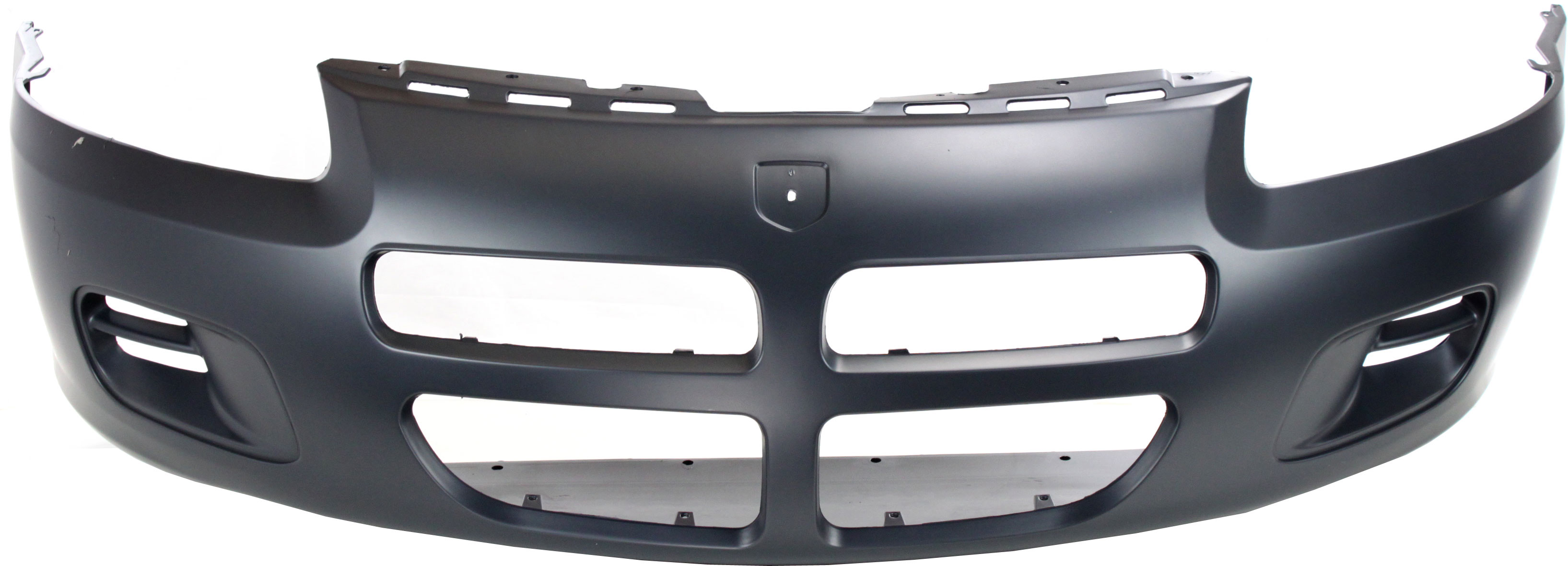 AM STRATUS 01-03 FRONT BUMPER COVER Primed w o Fog Light Holes Sedan SKU D010305P Partslink CH1000324 OEM 4805251AB