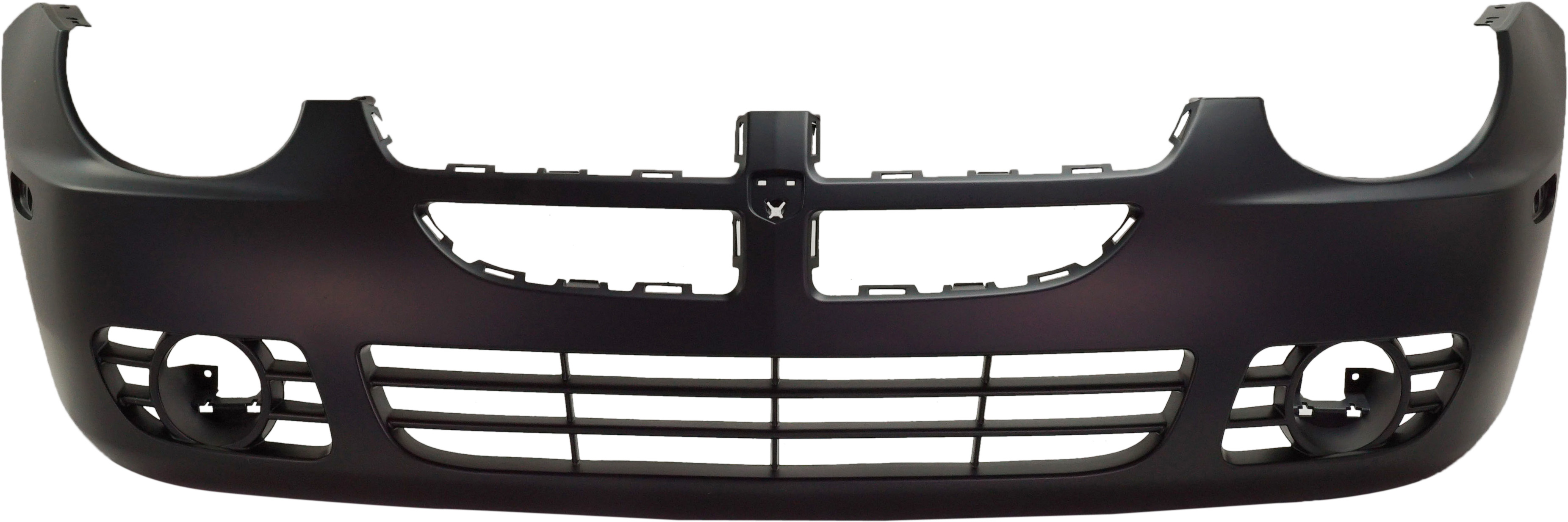 AM NEON 03-05 FRONT BUMPER COVER Primed w Fog Light Holes Exc. SRT 4 Model CAPA SKU D010317PQ Partslink CH1000378C OEM 5101772AA