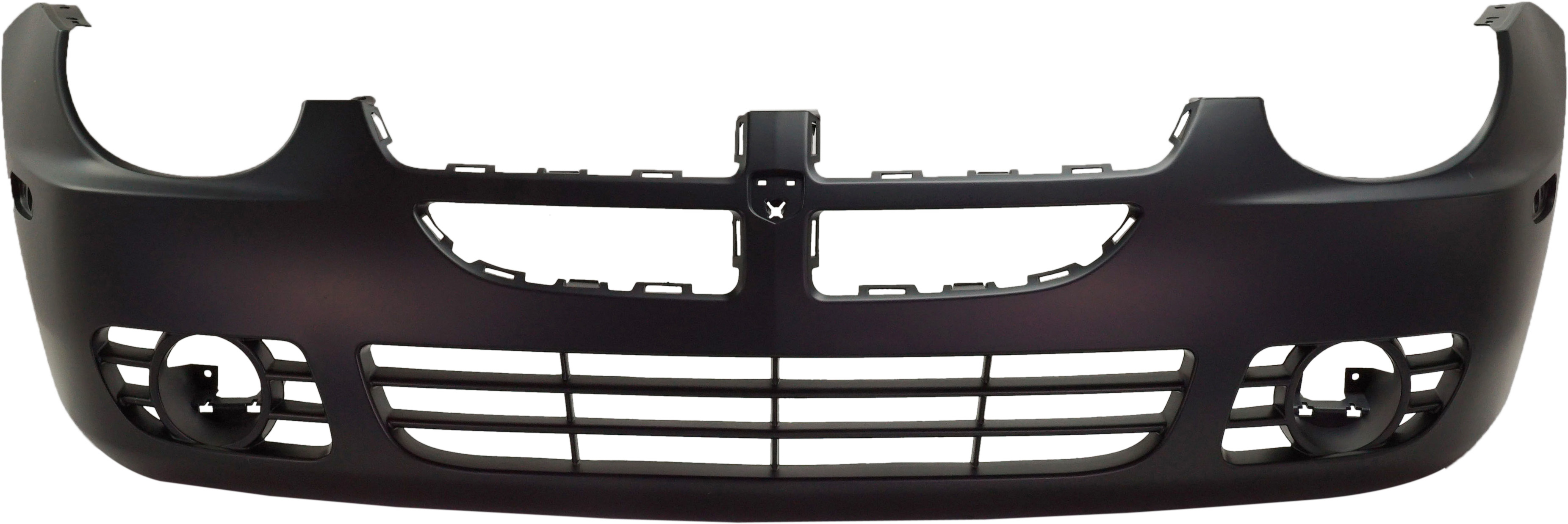 AM NEON 03-05 FRONT BUMPER COVER Primed w Fog Light Holes Exc. SRT 4 Model SKU D010317P Partslink CH1000378 OEM 5101772AA