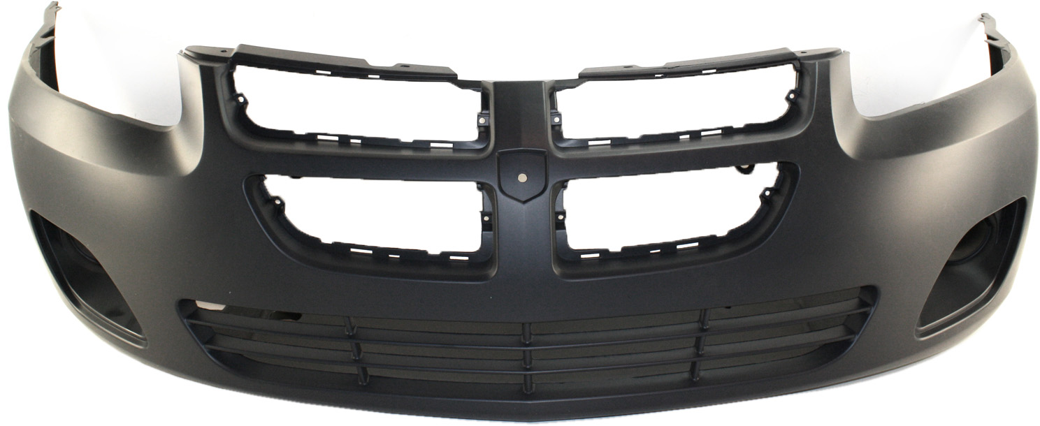 AM STRATUS 04-06 FRONT BUMPER COVER Primed w Fog Light Holes Sedan SKU D010335P Partslink CH1000406 OEM 4805897AB