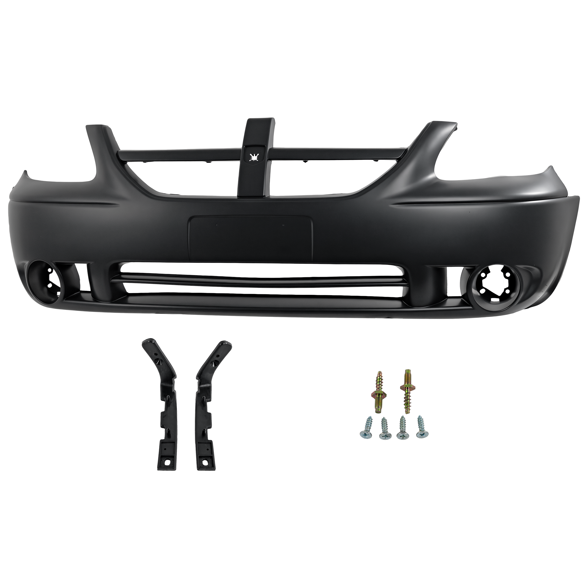 AM GRAND CARAVAN 05-07 FRONT BUMPER COVER Primed w Fog Light Holes =CARAVAN SXT Model CAPA SKU D010339PQ Partslink CH1000430C OEM 5139118AA