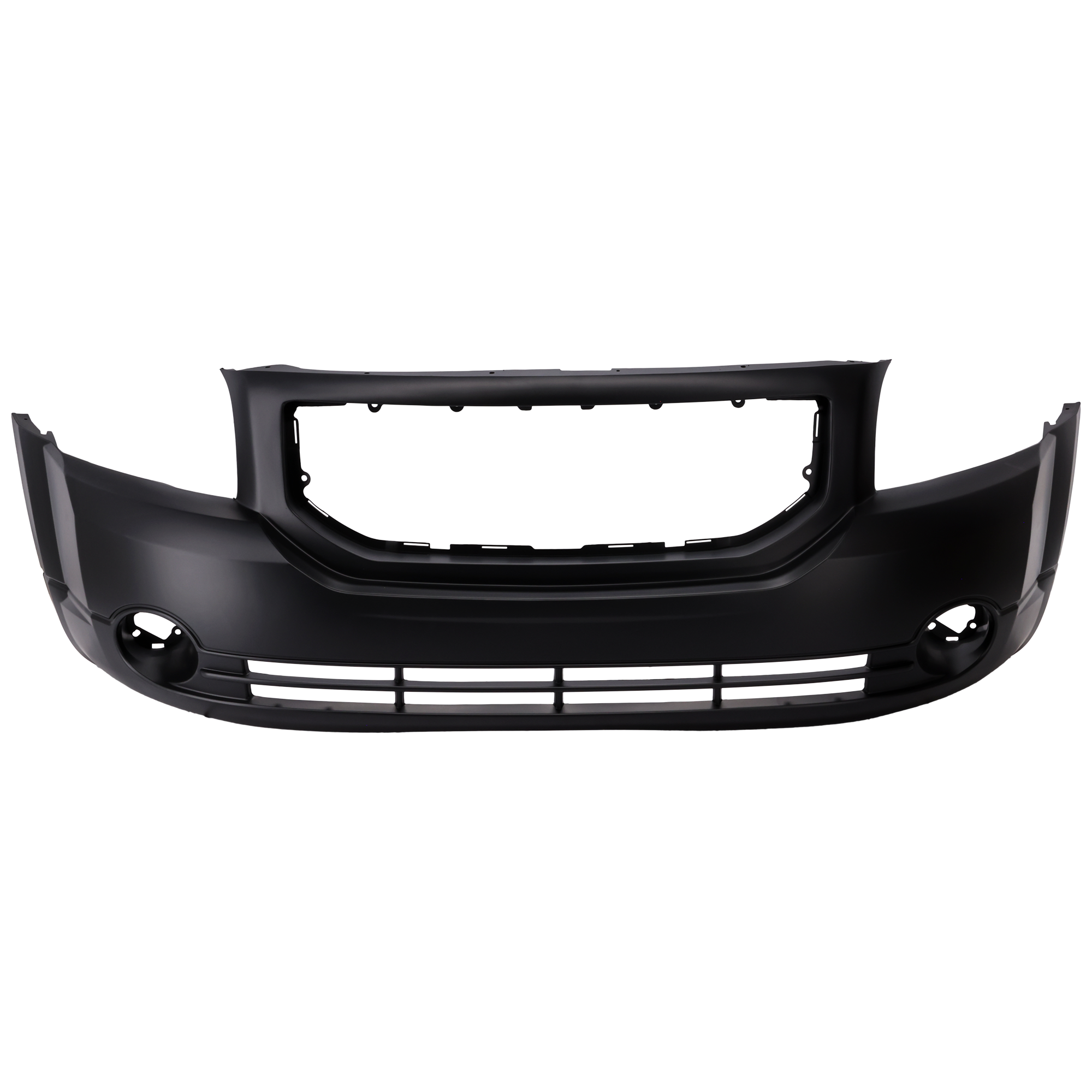 AM CALIBER 07-12 FRONT BUMPER COVER Primed w Fog Light Holes Exc. SRT 4 Model CAPA SKU D010342PQ Partslink CH1000870C OEM 5183394AE