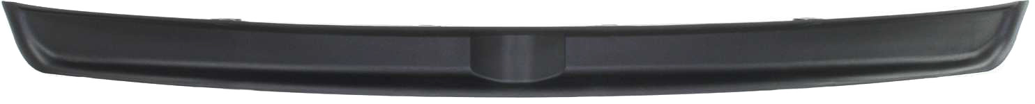 AM RAM 1500-03-08 FRONT BUMPER MOLDING Black 1 Piece Inner Filler w Steel Bumper w o Tow Hook Exc. Sport SRT Models SKU D040301 Partslink CH1091101 OEM 55077896AC