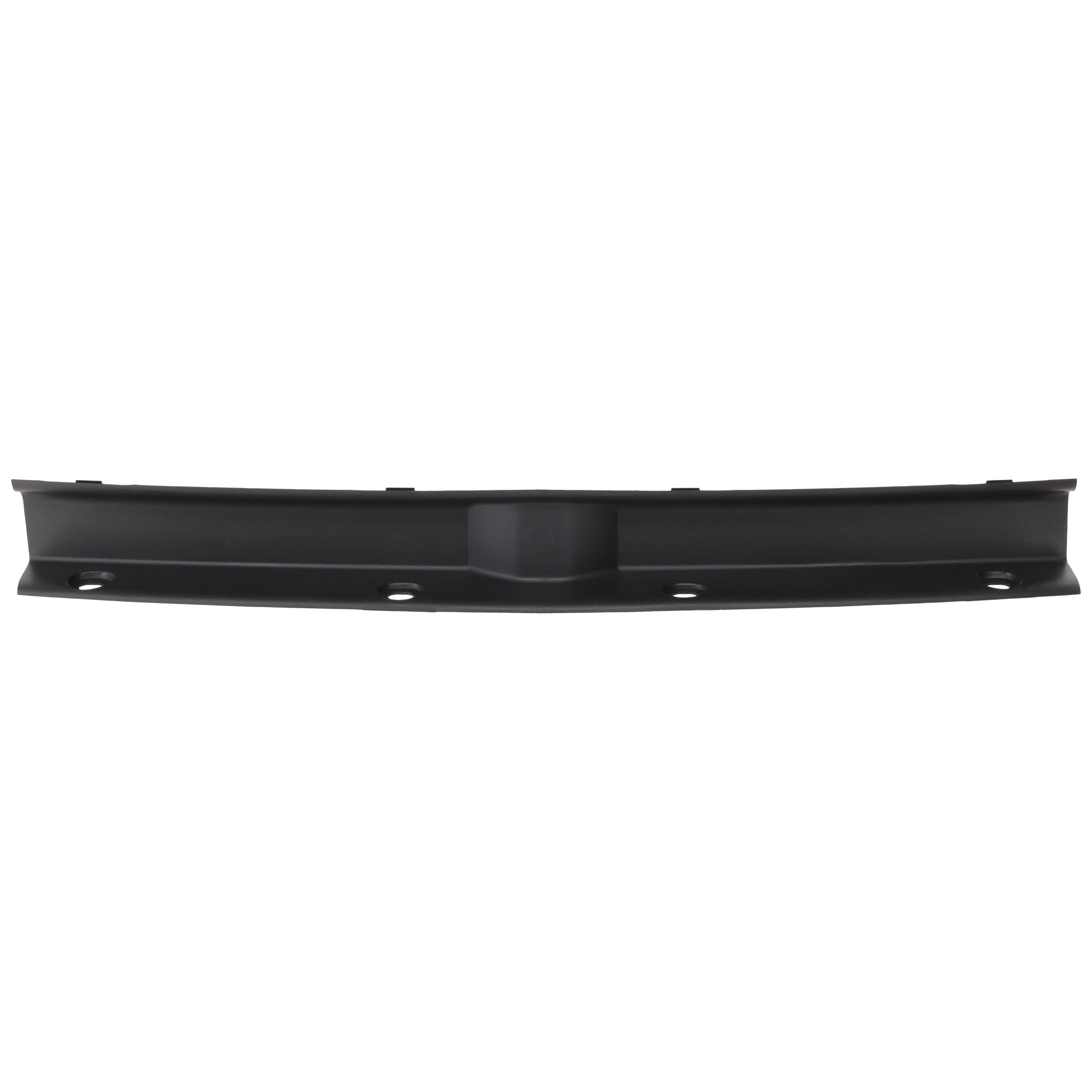 AM DODGE FULL SIZE P U 02-09 FRONT BUMPER MOLDING Inner Fascia Black 1 Piece Bumper w Tow Hook SKU D040302 Partslink CH1087122 CH1028101 OEM 55077840AA 55077841AA