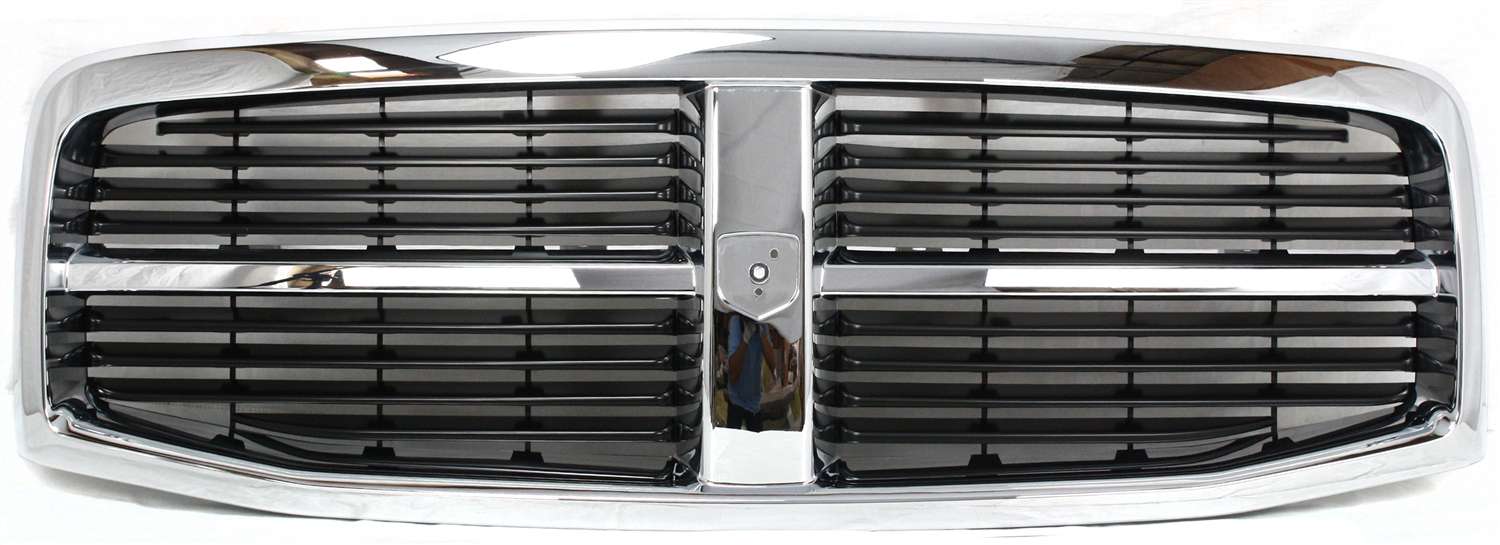 AM DURANGO 04-06 GRILLE Plastic Chrome Shell Painted Black Insert SKU D070128 Partslink CH1200274 OEM 55077723AC