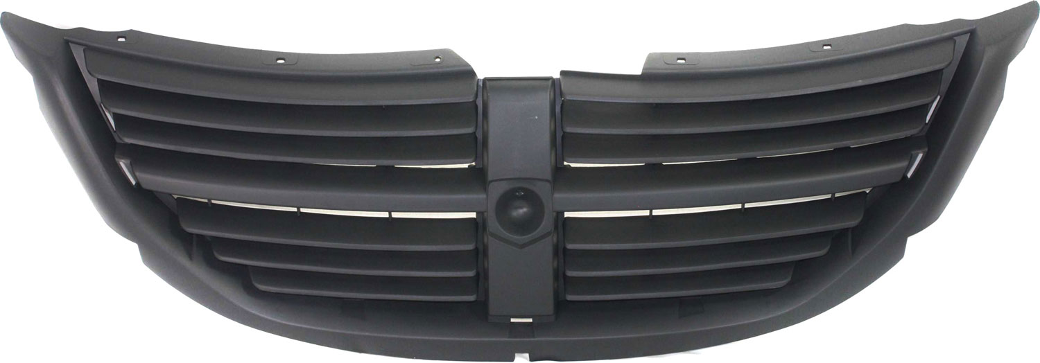 AM CARAVAN 05-07 GRILLE Polypropylene Painted Black Shell and Insert 1 Piece Type SKU D070136P Partslink CH1200278 OEM 4857821AA