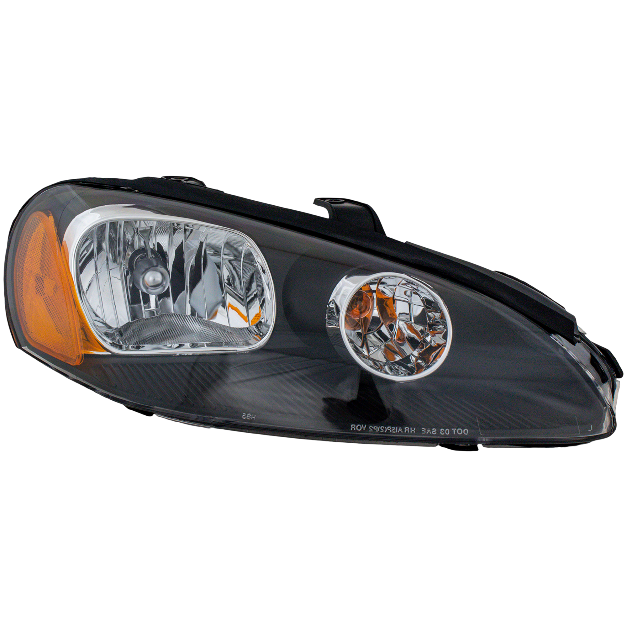 AM STRATUS 03-05 HEAD LAMP RH Assembly Halogen Coupe CAPA SKU D100113Q Partslink MI2503134C OEM MN133280