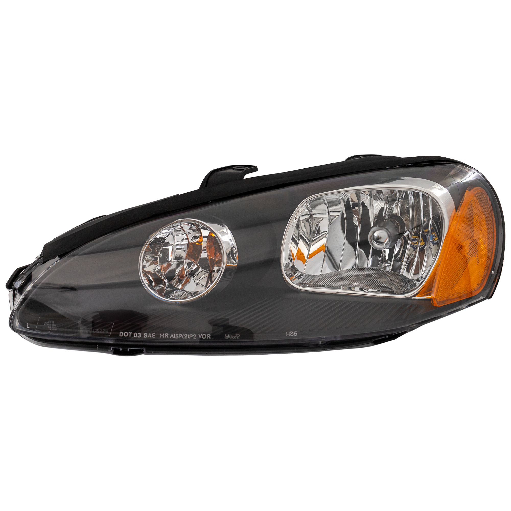 AM STRATUS 03-05 HEAD LAMP LH Assembly Halogen Coupe SKU D100114 Partslink MI2502134 OEM MN133279