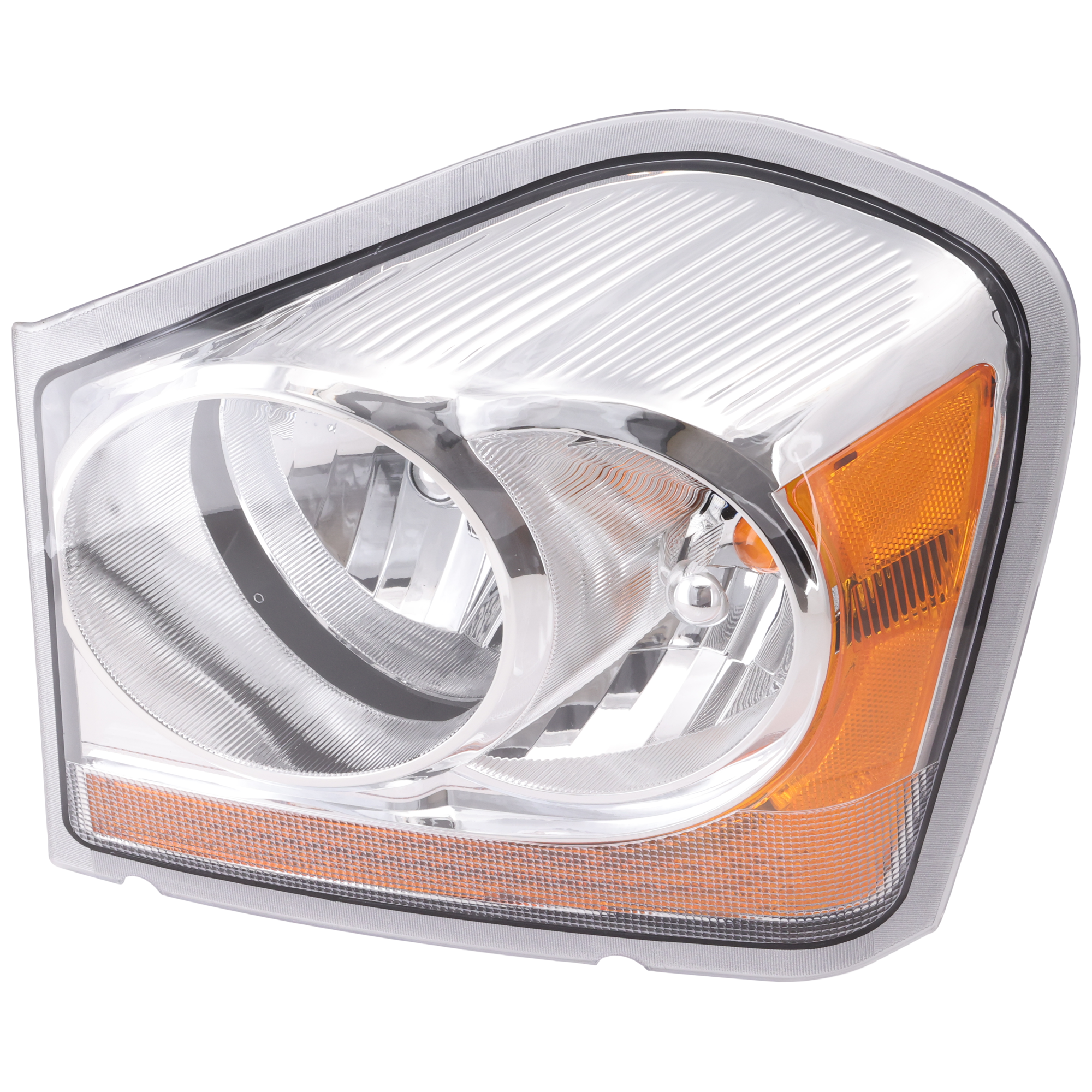 AM DURANGO 04-05 HEAD LAMP LH Assembly Halogen Chrome Interior SKU D100124 Partslink CH2502147 OEM 55077721AD