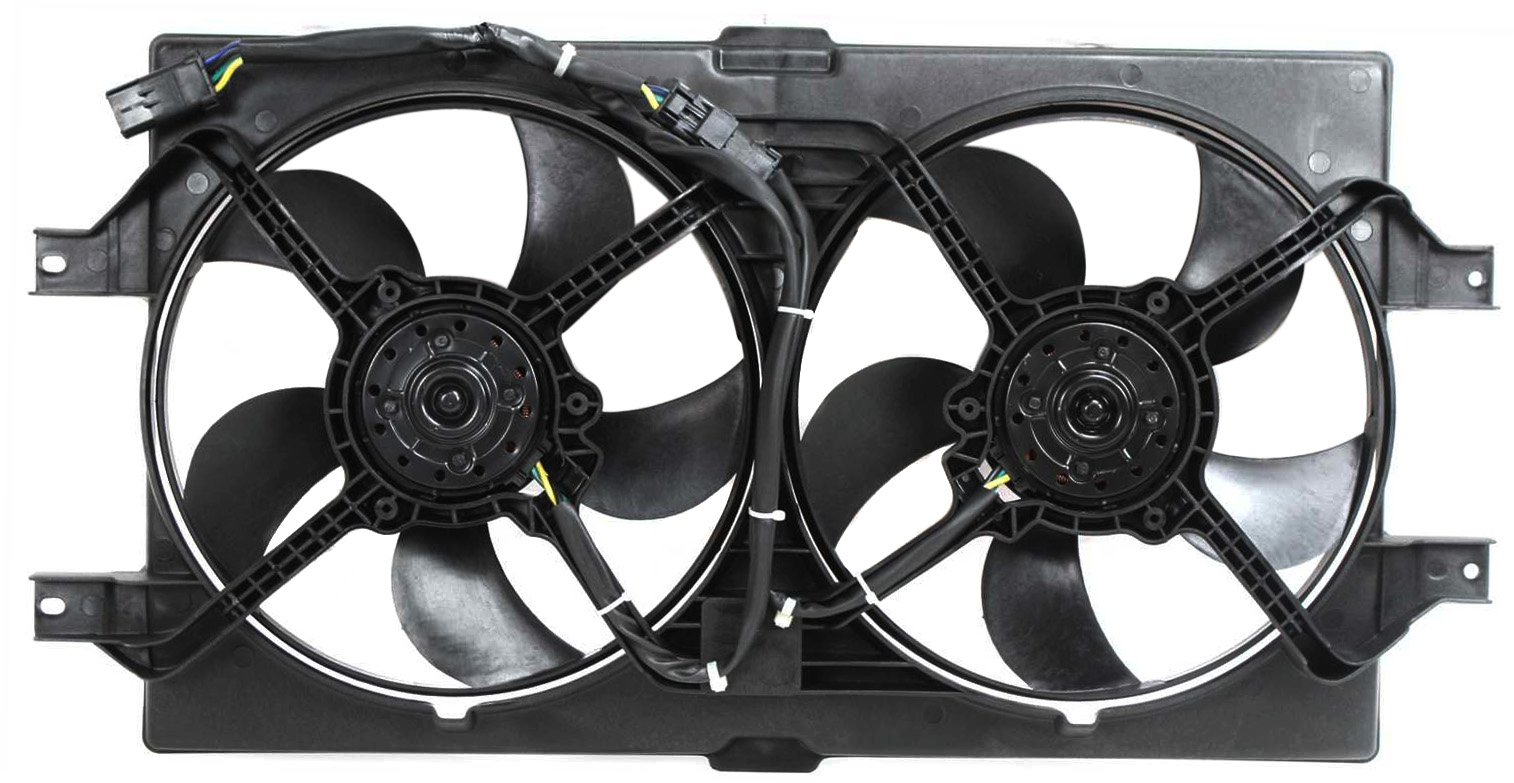 AM CONCORDE INTREPID 98-04 LHS 99-01 RADIATOR FAN ASSEMBLY Dual Fan Stamped NMC NMD NMS SKU D160906 Partslink CH3115103 OEM 5066160AA PFM
