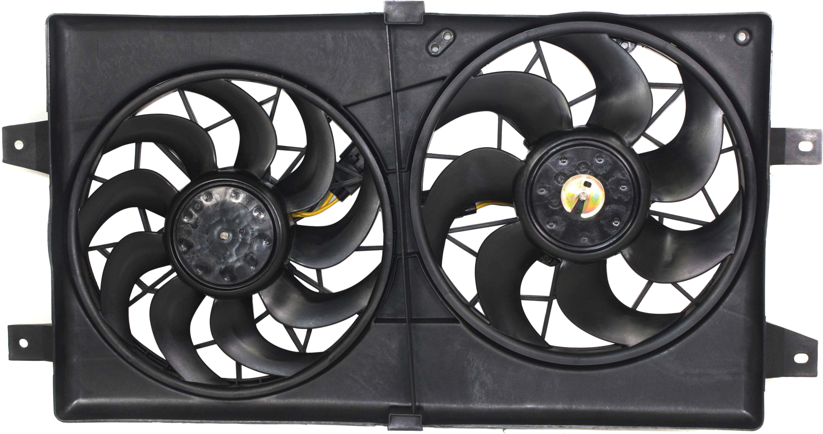 AM SEBRING STRATUS 01-06 RADIATOR FAN ASSEMBLY Dual Fan Sedan Convertible SKU D160920 Partslink CH3115122 OEM 5183347AA PFM 5019290AA 501929