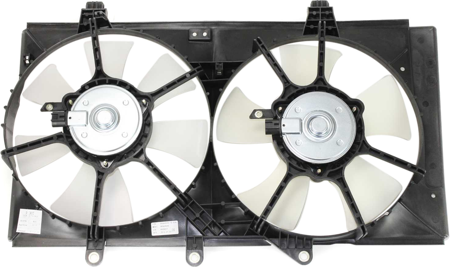 AM NEON 04-05 RADIATOR FAN SHROUD ASSEMBLY Automatic Transmission Dual Fan 4 Speed 2.0L ENG. SKU D160923 Partslink CH3115137 OEM 5019210AA