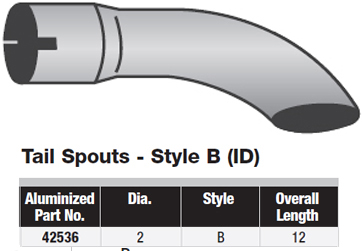 AM Pipe Tail SKU D2242536