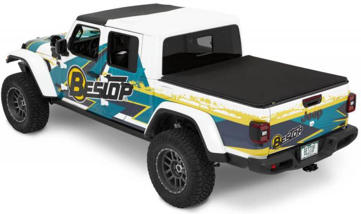 AM Supertop for Truck 2 Tonneau 20-21 Gladiator For 5 ft. bed Supertop for Truck 2 Required Black Twill SKU D3477426-17