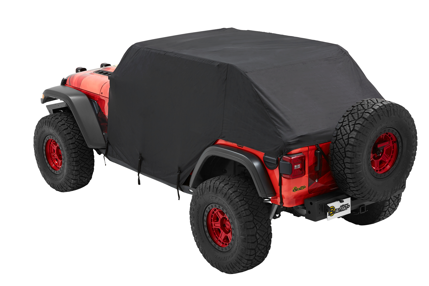 AM All Weather Trail Cover 07-18 Wrangler JK 18-21 JL 4 Door Black SKU D348104301