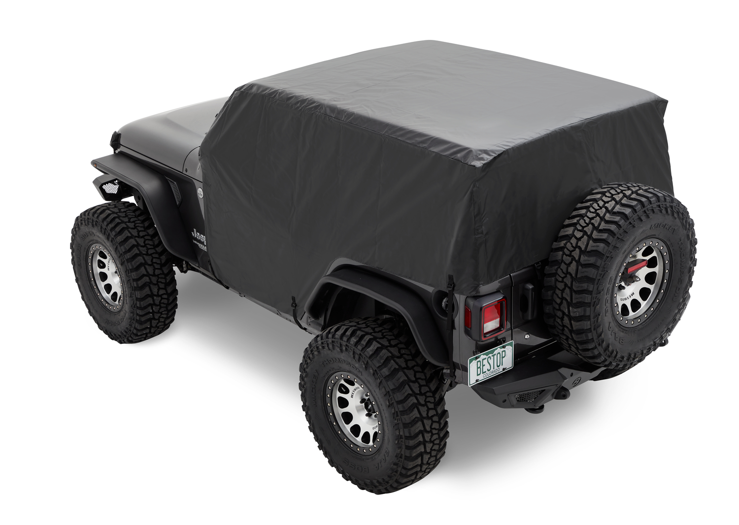 AM All Weather Trail Cover 07-18 Wrangler JK 18-21 JL 2 Door Black SKU D348104401