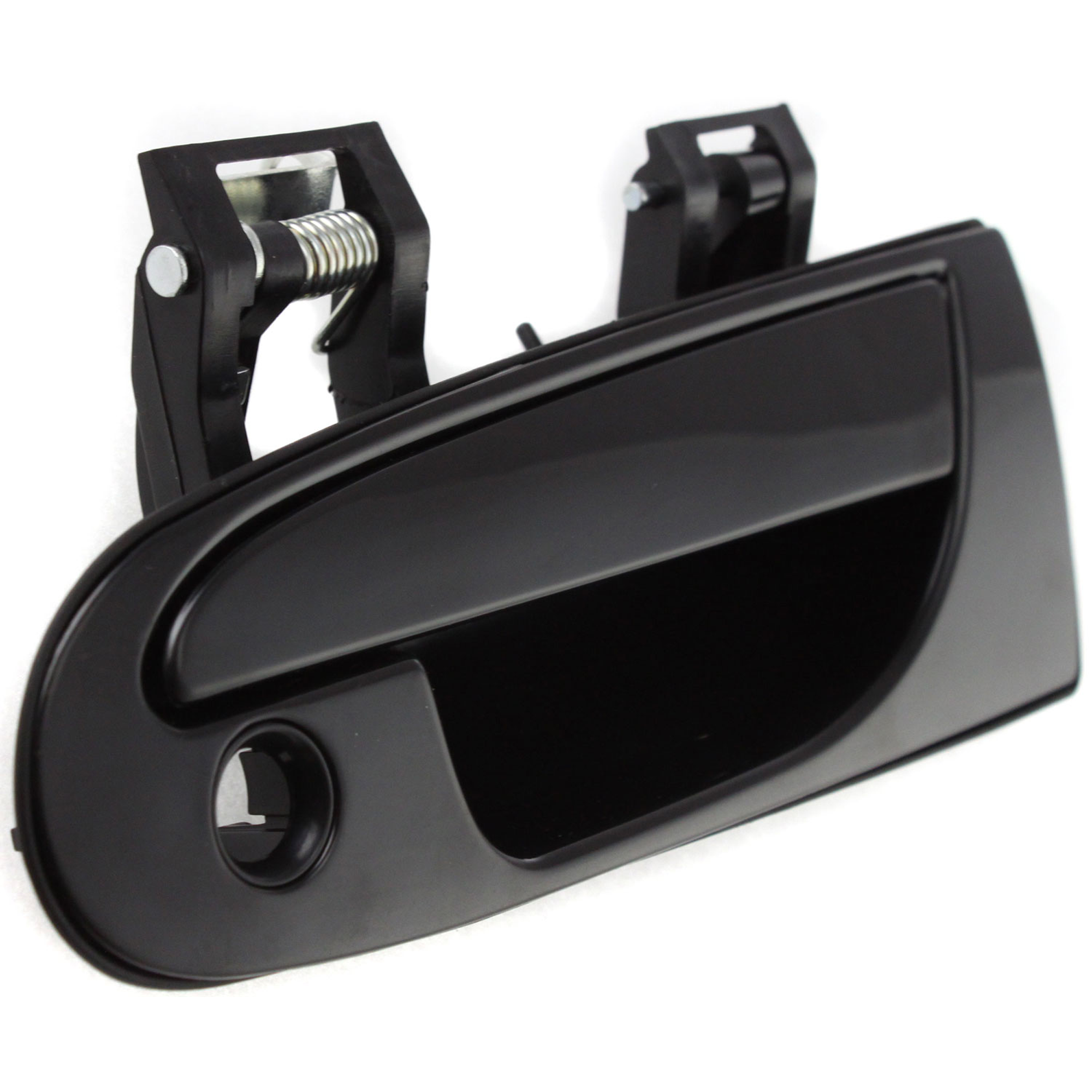 AM ECLIPSE 95-99 FRONT EXTERIOR DOOR HANDLE LH Smooth Black w Keyhole SKU D462150 Partslink MI1310110 OEM MR712044 MB913151