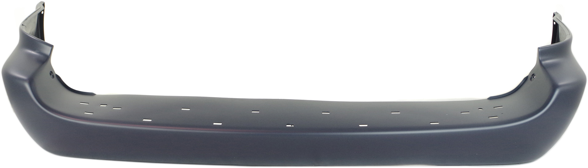 AM GRAND CARAVAN 01-07 REAR BUMPER COVER Primed w o Rear Obj Snsr Holes w Single Exh Hole w o Blk Trim 05-07 w o Chr Mldg. and Stow and Go Seat SKU D760112P Partslink CH1100219 OEM 5018617AA
