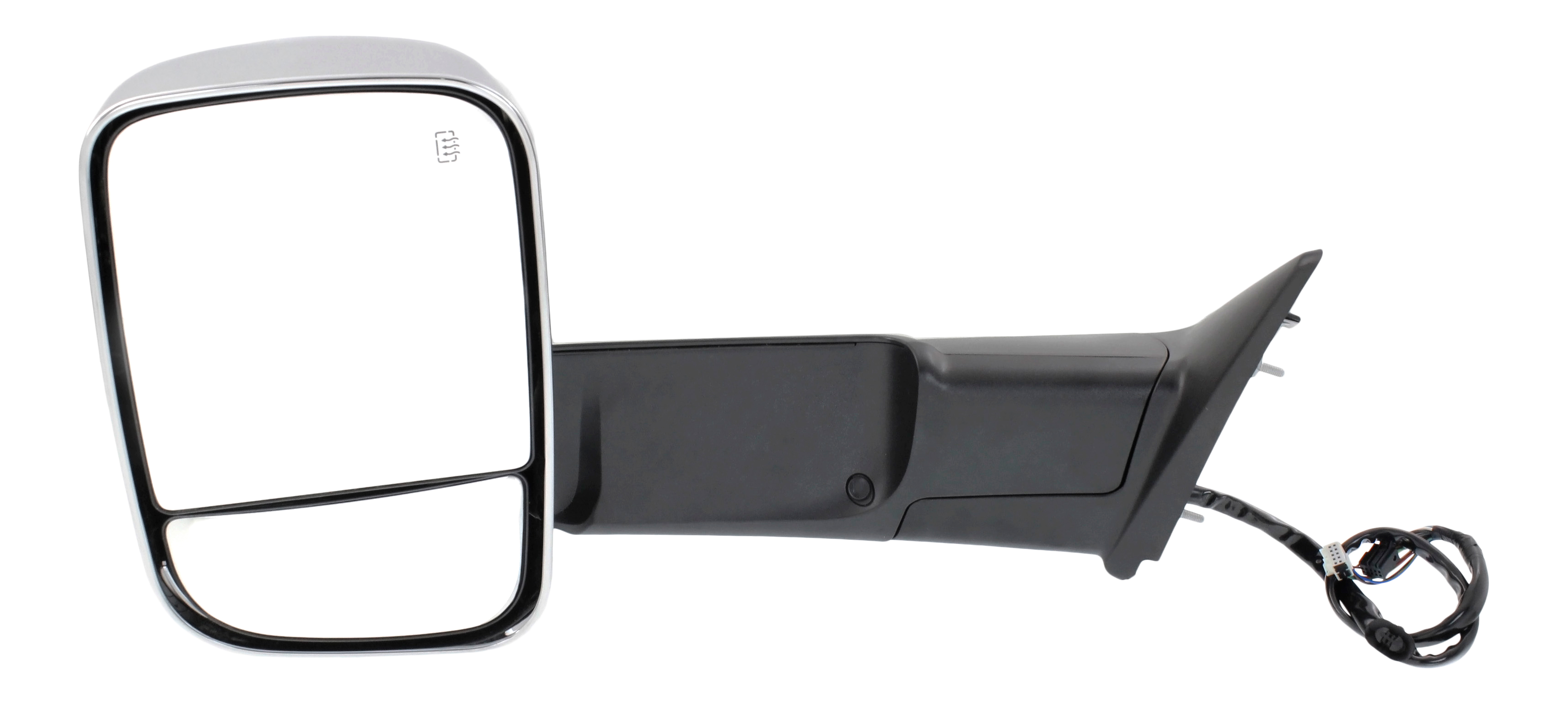 AM RAM 2500-3500 P U 15-18 TOWING MIRROR LH Power Power Folding Heated Chrome w Memory Puddle Light and Signal Light 2500 w Towing Package SKU DG04CL S Partslink CH1320398 OEM 68416903AC