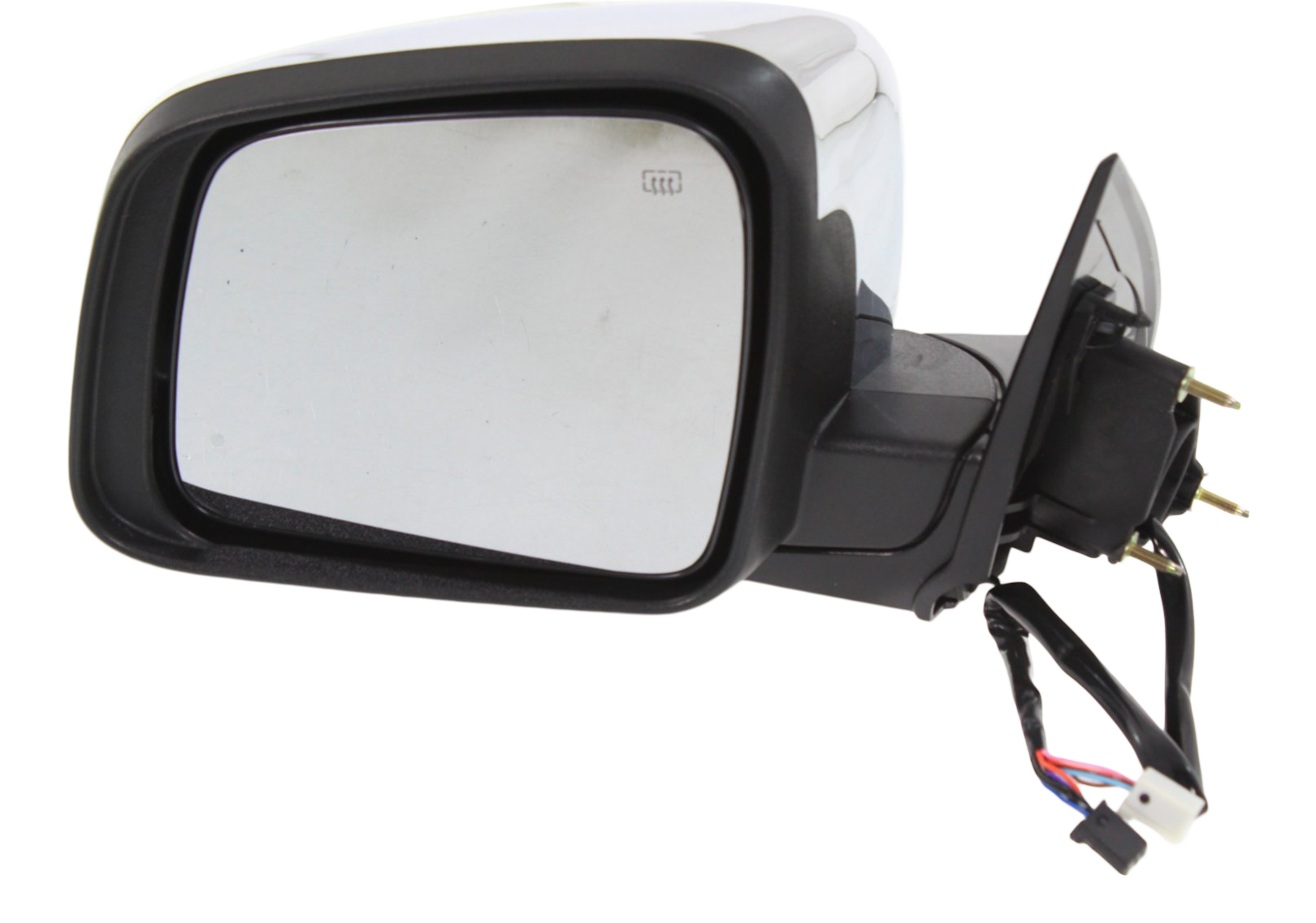 AM DURANGO 11-22 MIRROR LH Power Manual Folding Heated Chrome w Memory and Signal Light No Auto dimming and BSD SKU DG06CL S Partslink CH1320377 OEM 68237573AD 68237573AF PFM