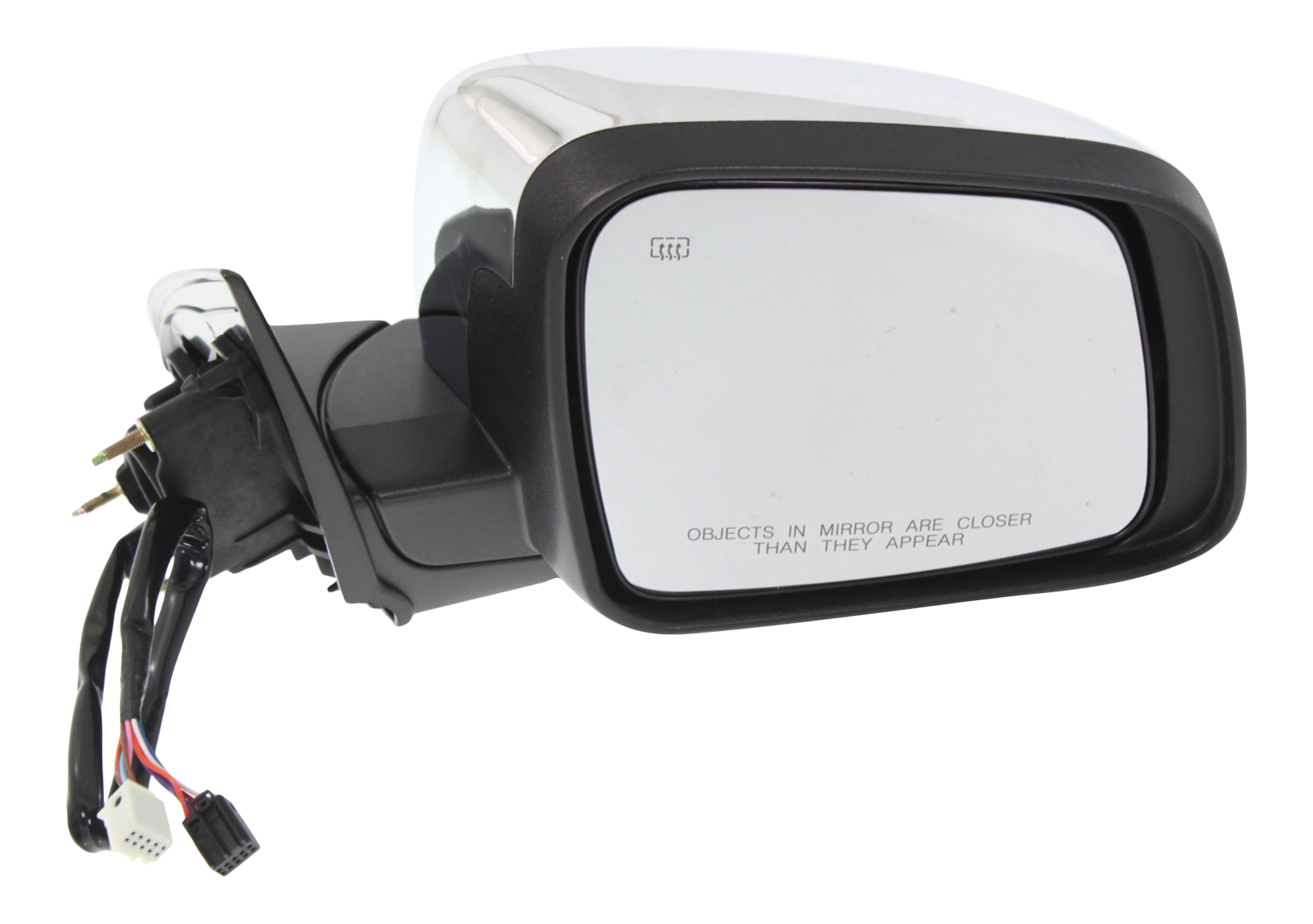 AM DURANGO 11-22 MIRROR RH Power Manual Folding Heated Chrome w Memory and Signal Light No Auto dimming and BSD SKU DG06CR S Partslink CH1321377 OEM 68237572AF