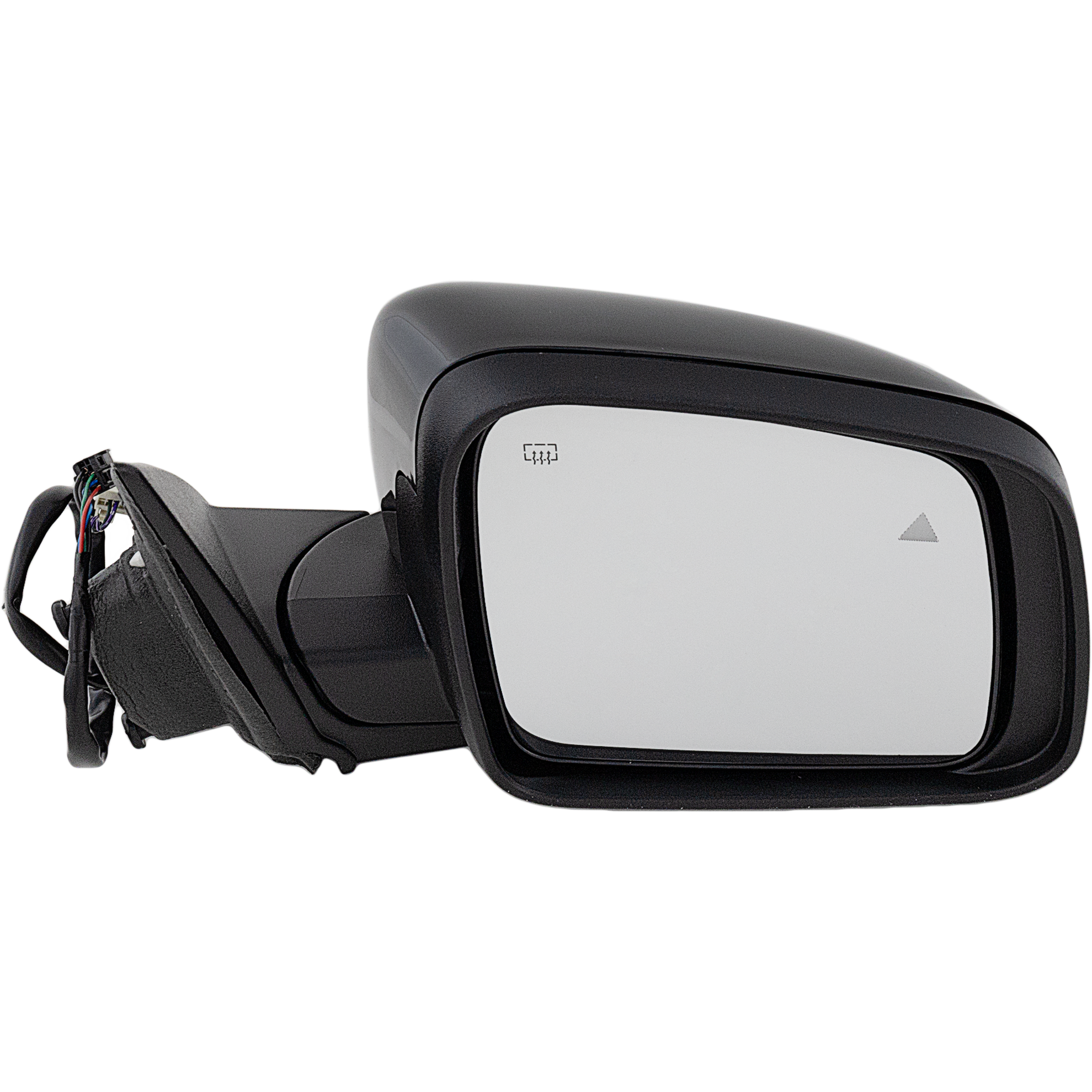 AM DURANGO 19-22 MIRROR RH Power Manual Folding Heated Paintable w BSD SKU DG1002ER Partslink CH1321524 OEM 6RD26KXJAB