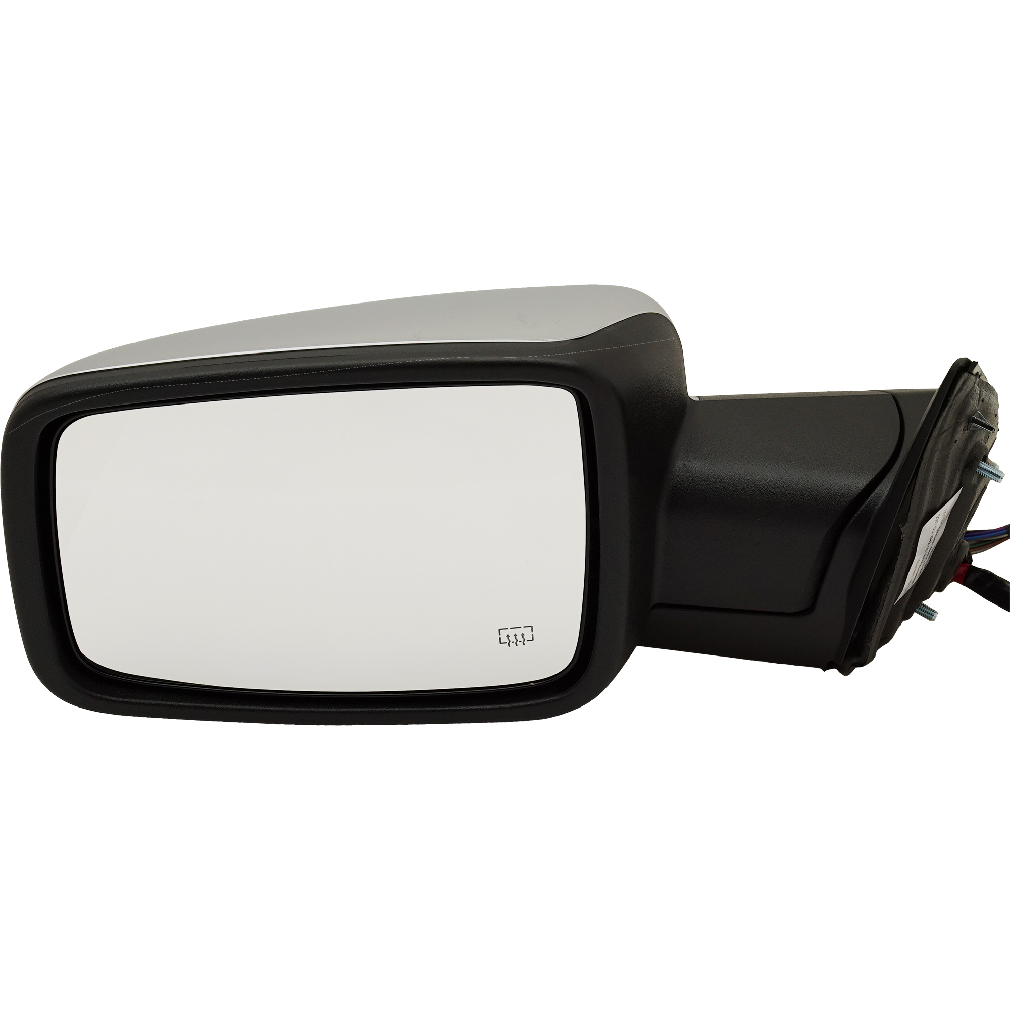 AM RAM 1500 P U 14-18 RAM 2500 P U 14-17 MIRROR LH Non Towing Power Power Folding Heated Chrome w Memory Puddle Light Signal Light and Temp Sensor Includes 19-20-1500 Classic SKU DG100CL S OEM 68231243AI PFM
