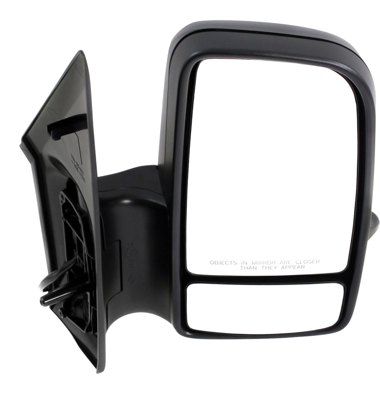 AM SPRINTER 07-18 MIRROR RH Non Towing Power Manual Folding Heated Textured w Signal Light SKU DG113ER S Partslink MB1321114 OEM 9068104616 PFM
